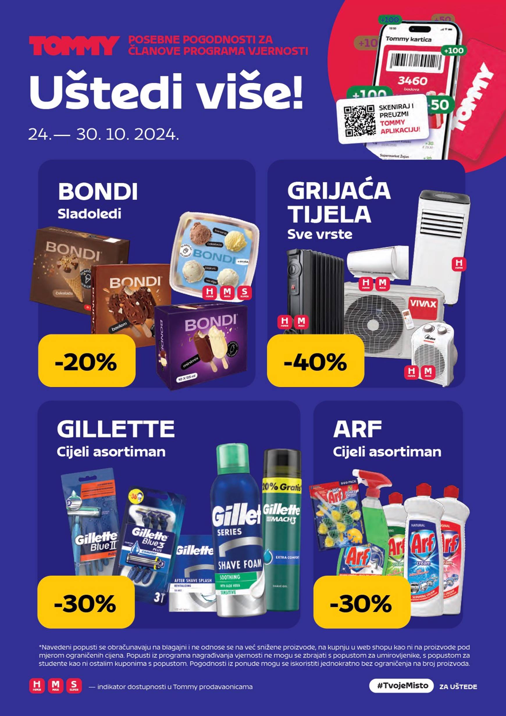 Tommy - Pogodnosti za Tommy članove katalog vrijedi od 24.10. do 30.10.