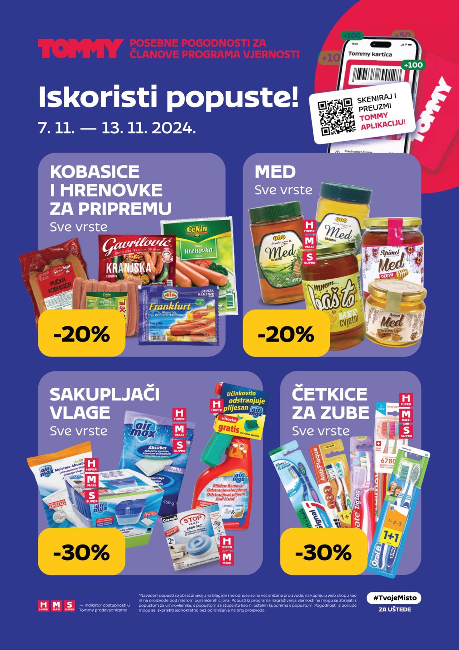 Tommy - Pogodnosti za Tommy članove katalog vrijedi od 07.11. do 13.11.