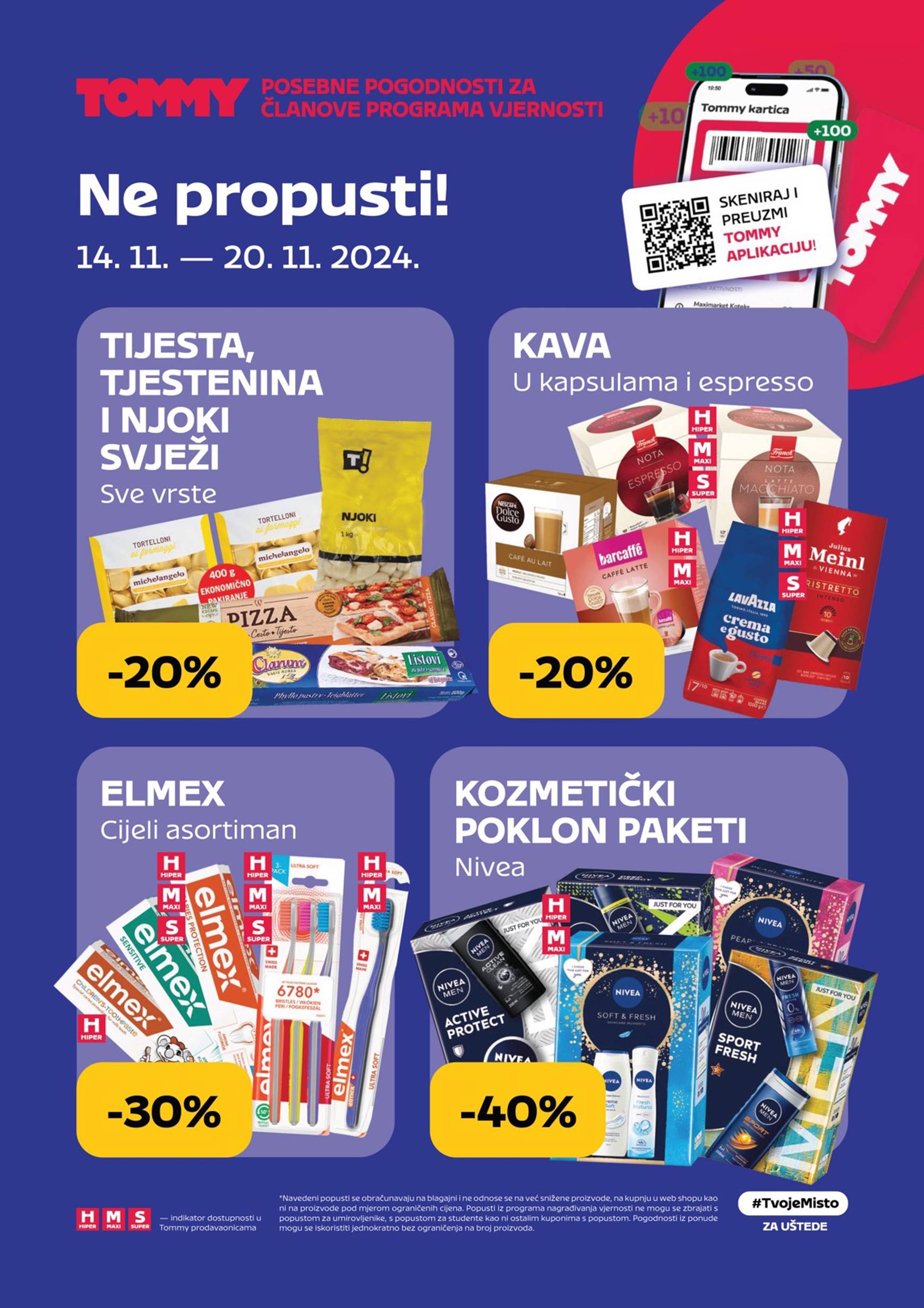 Tommy - Pogodnosti za Tommy vjerne članove katalog vrijedi od 14.11. do 20.11.