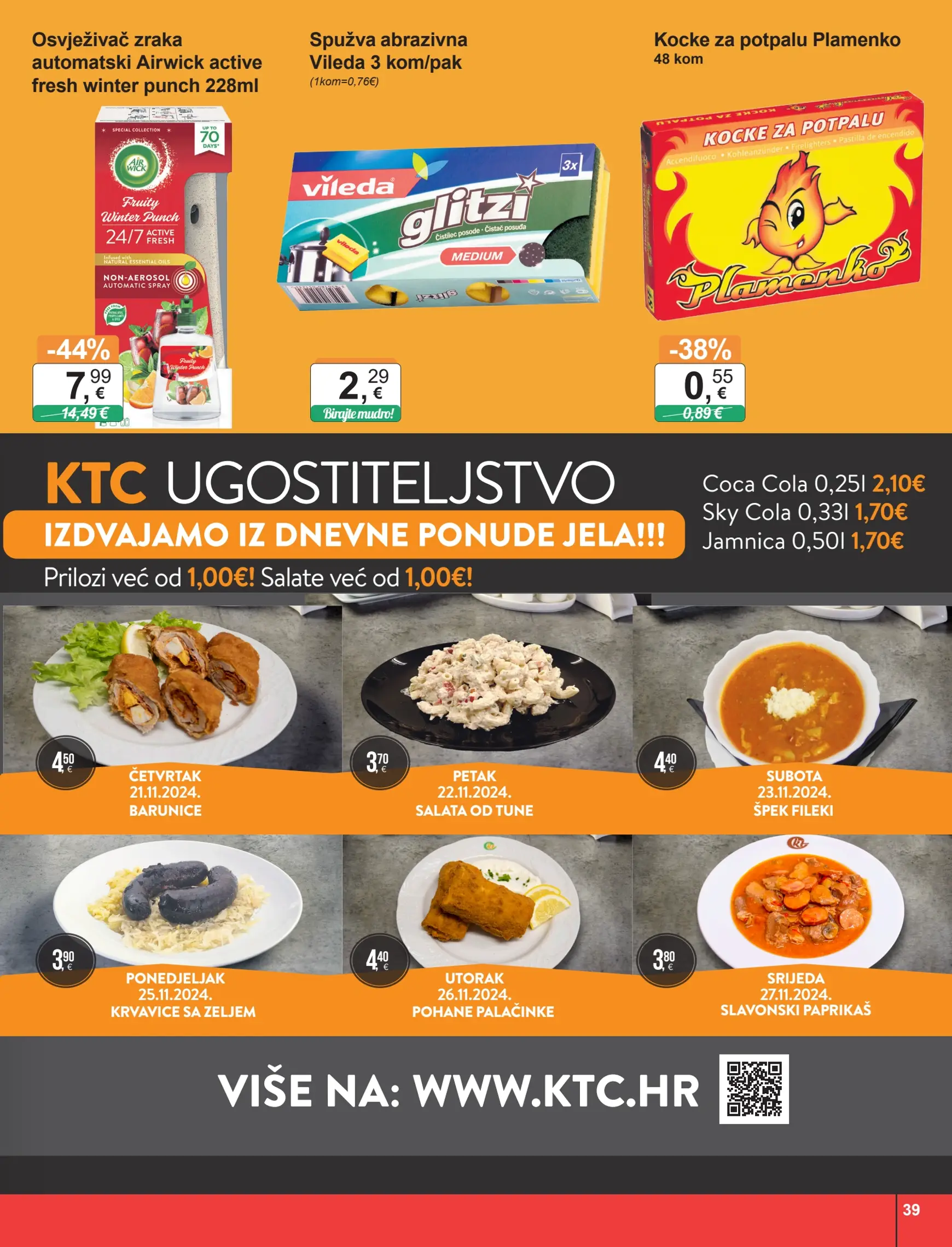 KTC katalog vrijedi od 21.11. do 27.11. 39