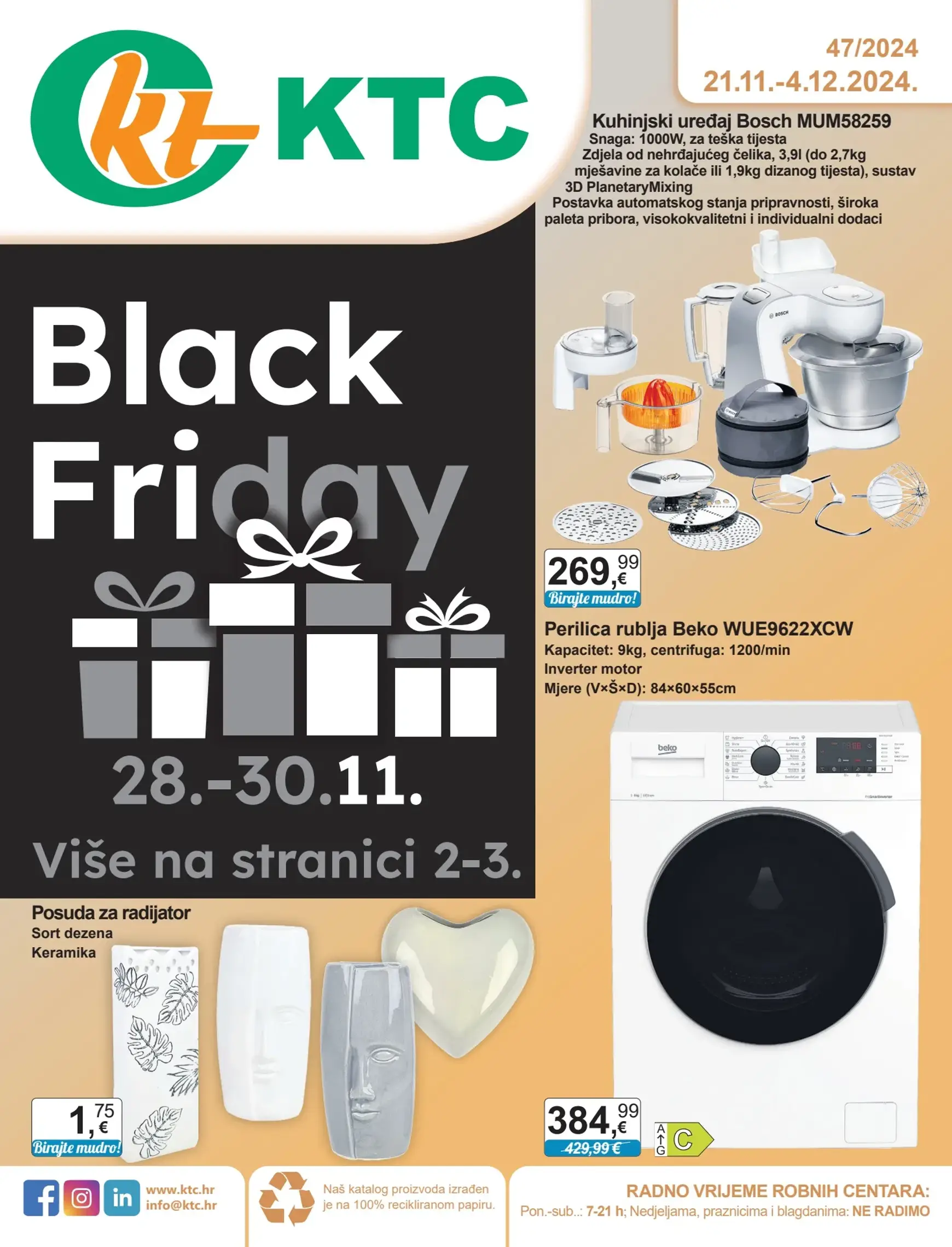 KTC - Black Friday katalog vrijedi od 21.11. do 04.12.