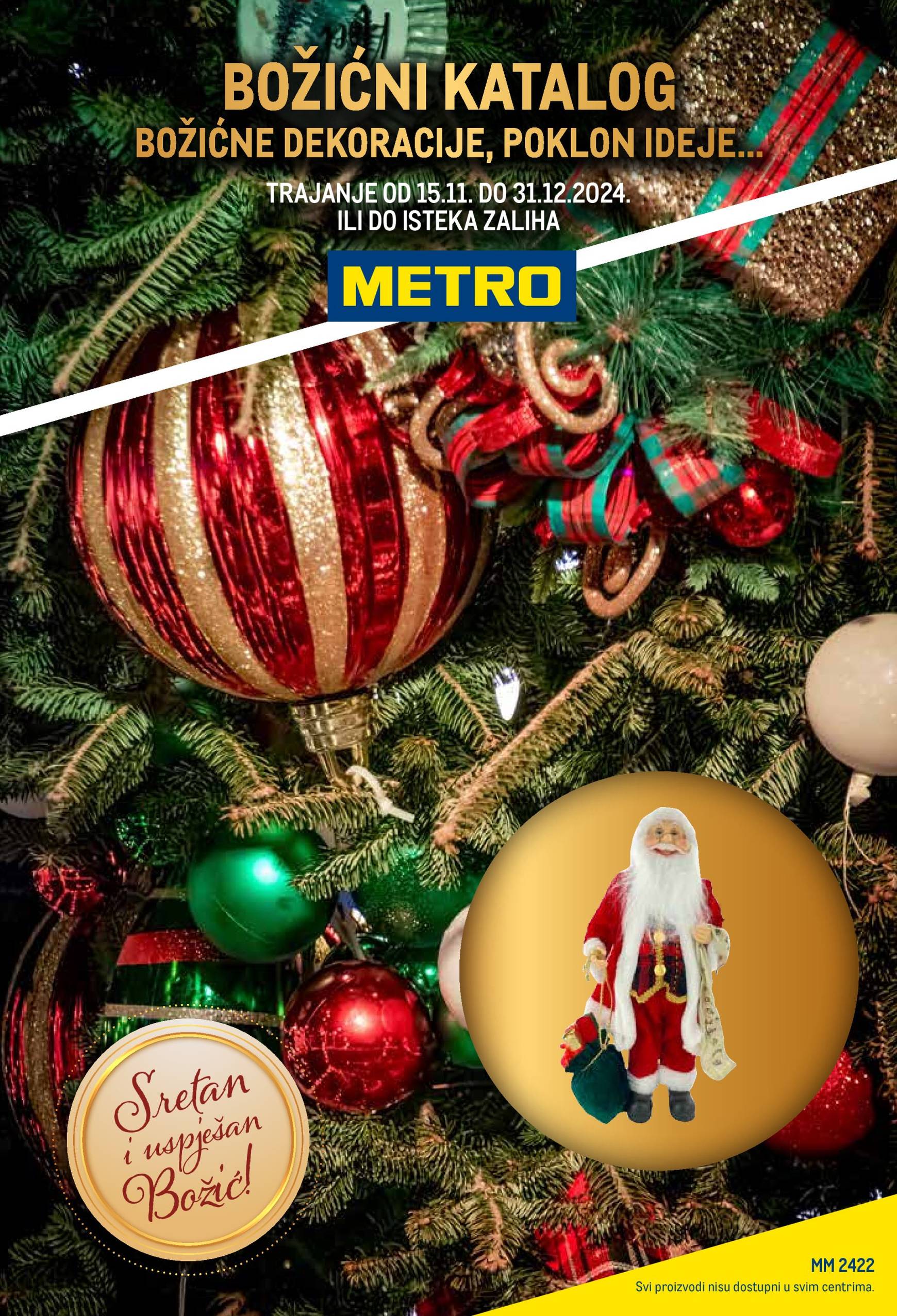 Metro - Božićni katalog katalog vrijedi od 15.11. do 31.12.