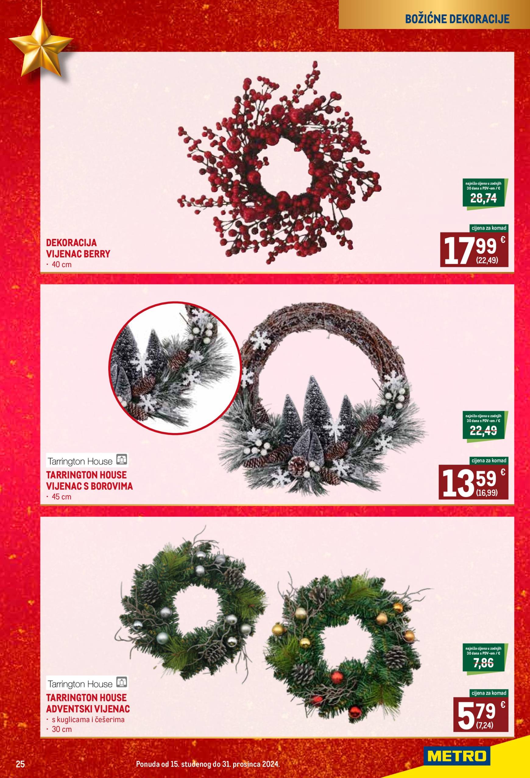 Metro - Božićni katalog katalog vrijedi od 15.11. do 31.12. 25