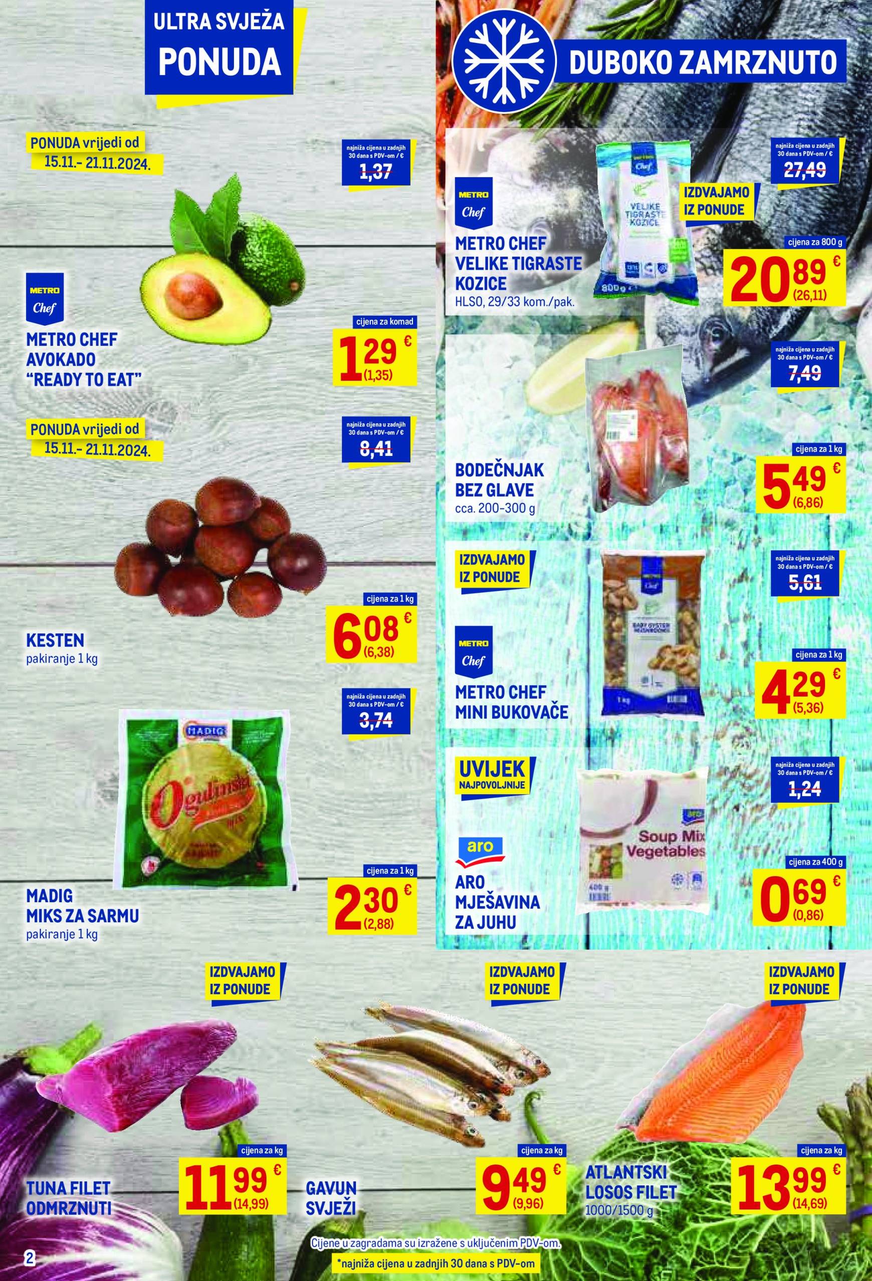 Metro - Prehrana katalog vrijedi od 15.11. do 02.12. 2