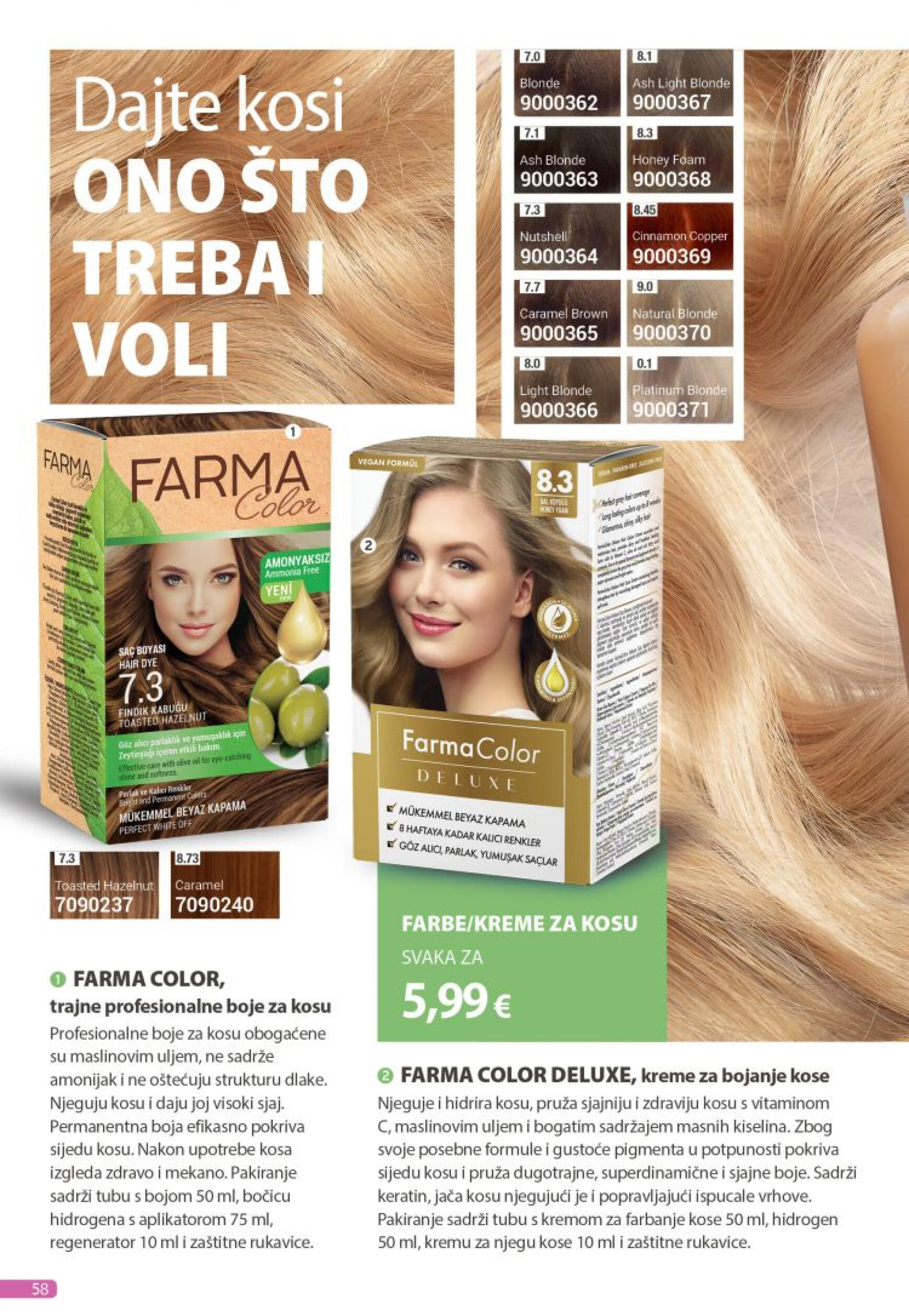 Novi katalog Farmasi 01.08. - 31.08. 58