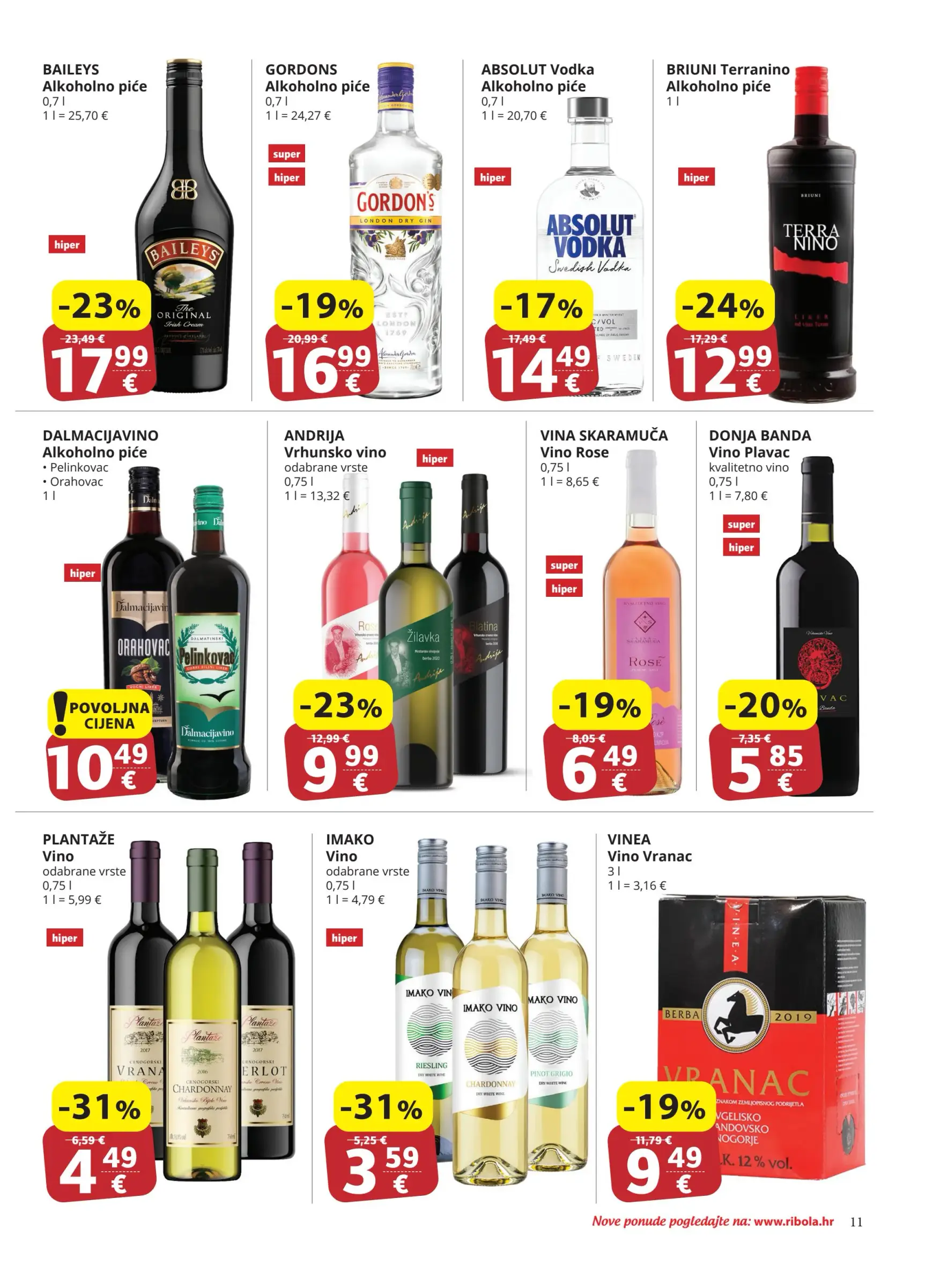 Ribola katalog vrijedi od 20.11. do 26.11. 11