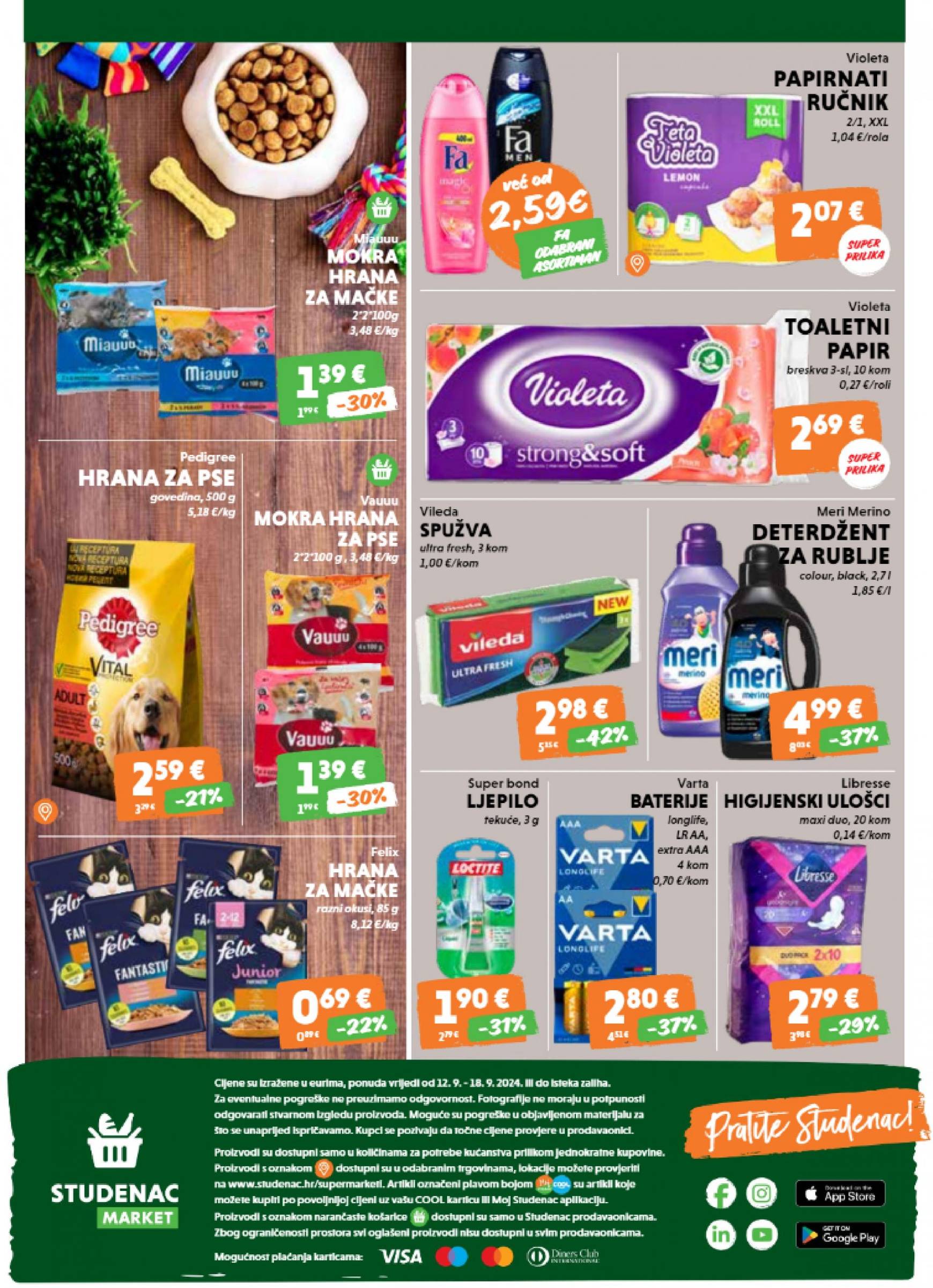 Novi katalog Studenac market 12.09. - 18.09. 24