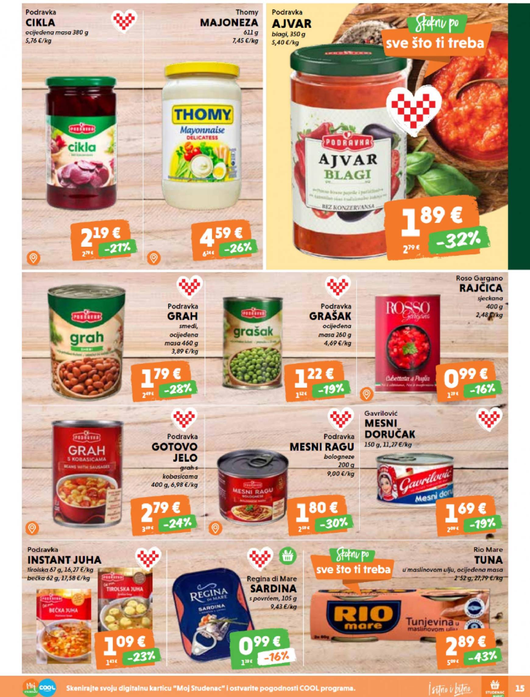 Novi katalog Studenac market 12.09. - 18.09. 15