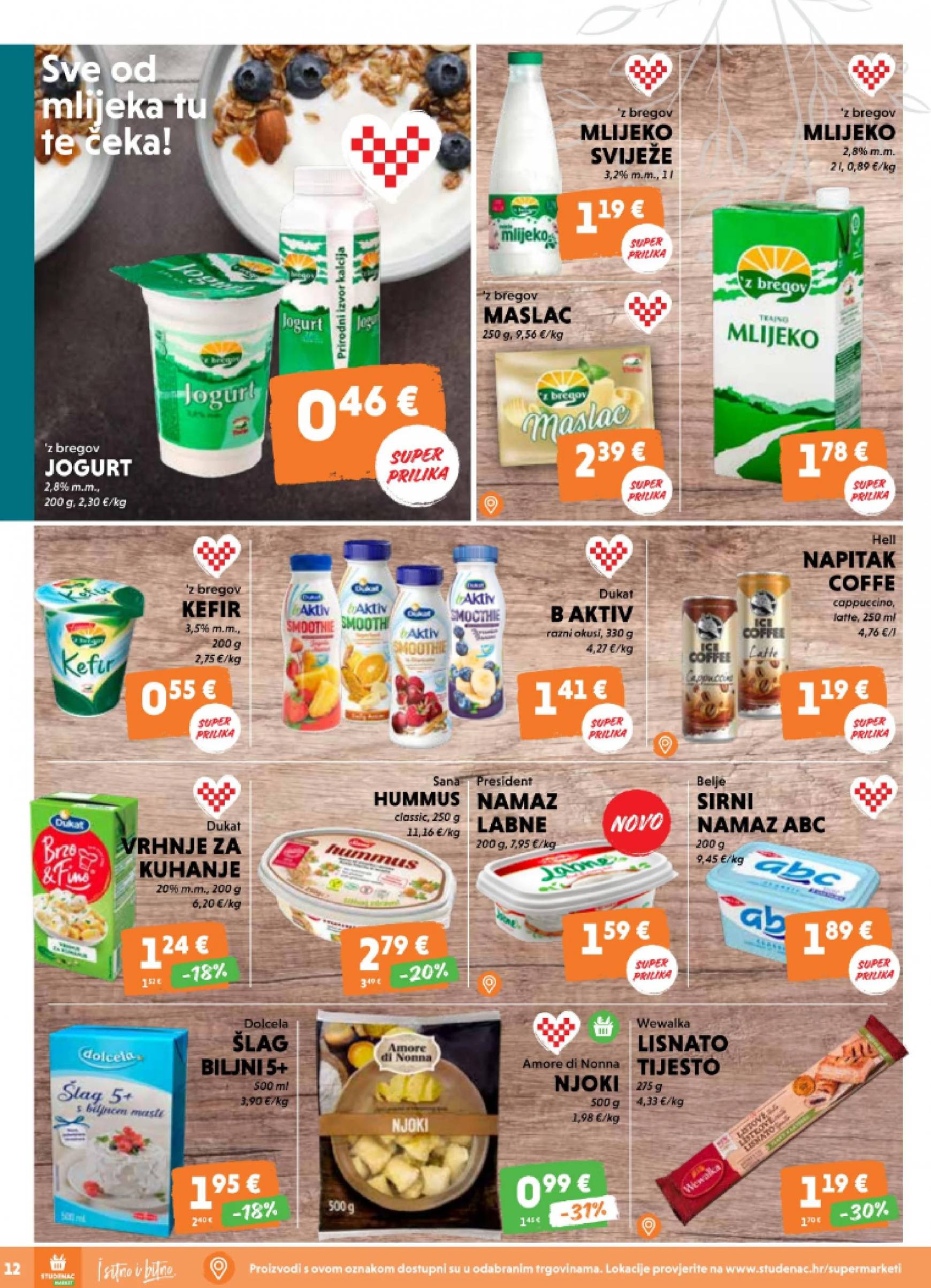 Novi katalog Studenac market 12.09. - 18.09. 12