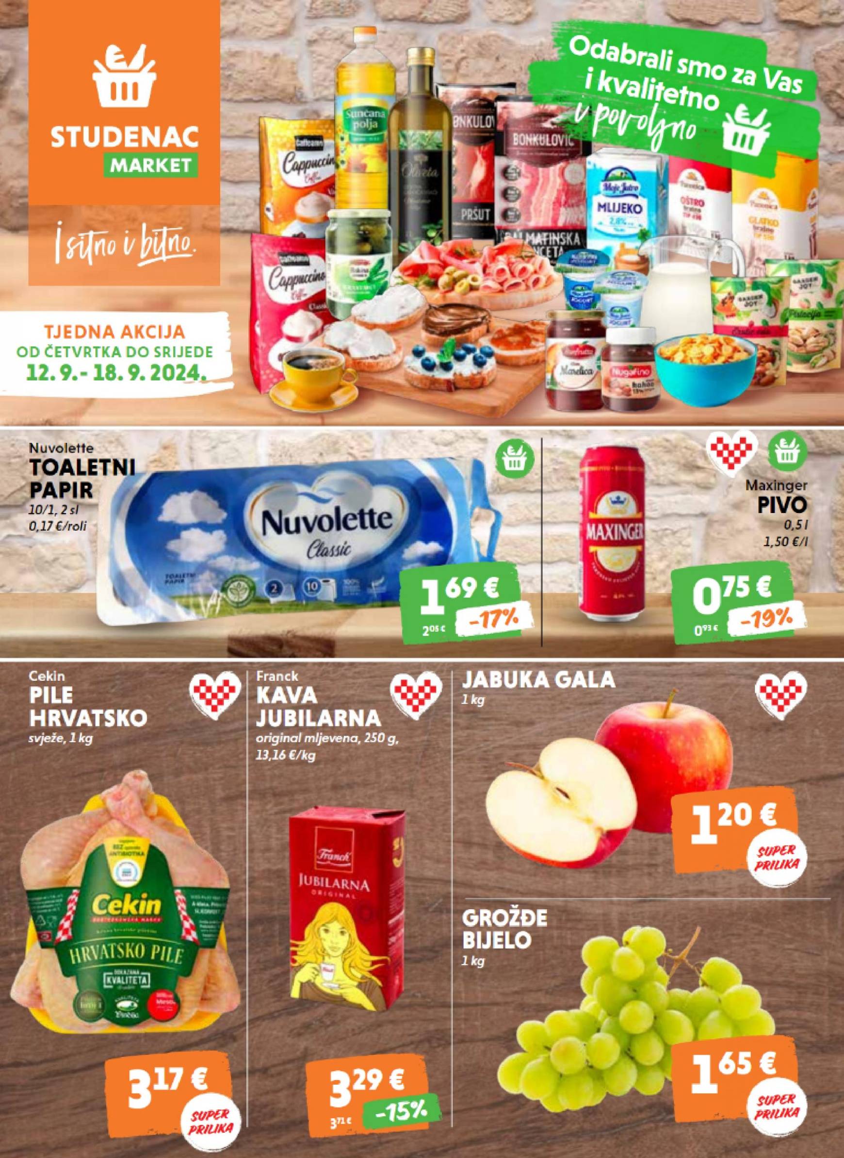 Novi katalog Studenac market 12.09. - 18.09.