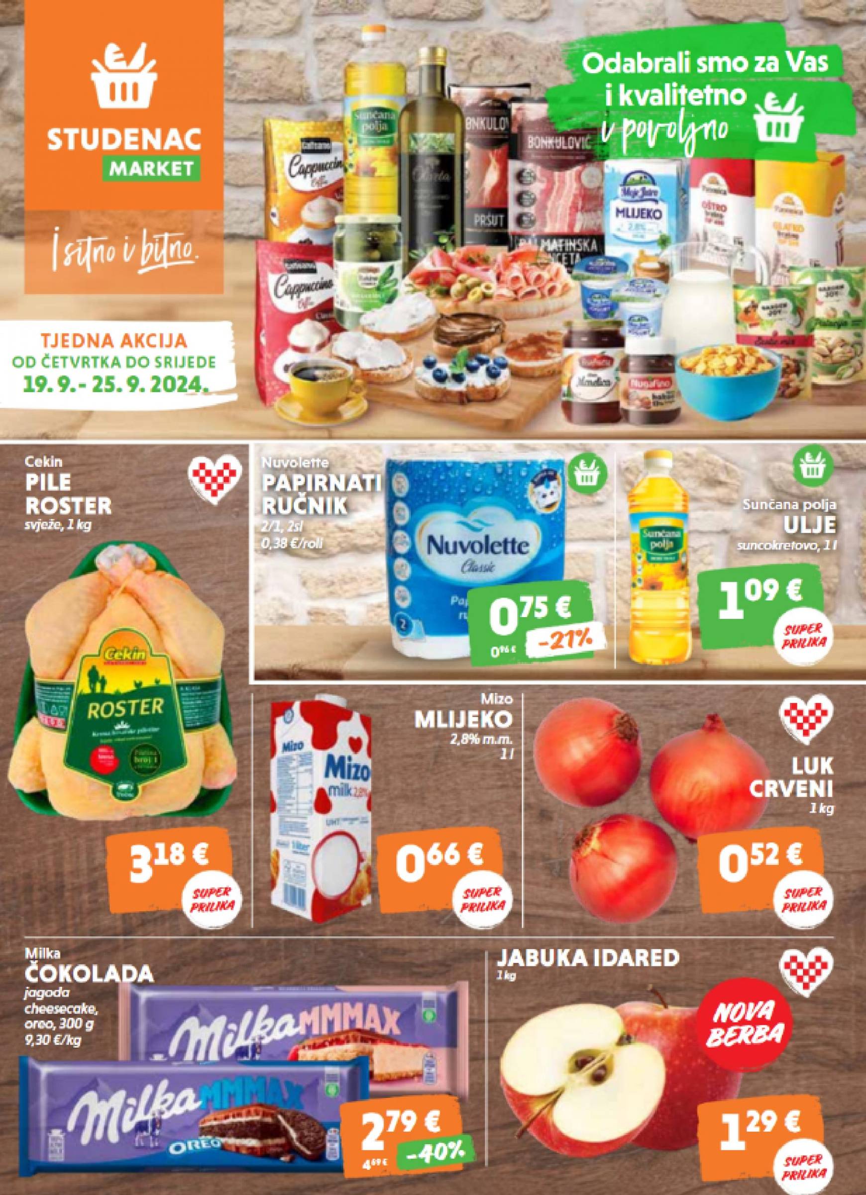 Novi katalog Studenac market 19.09. - 25.09.