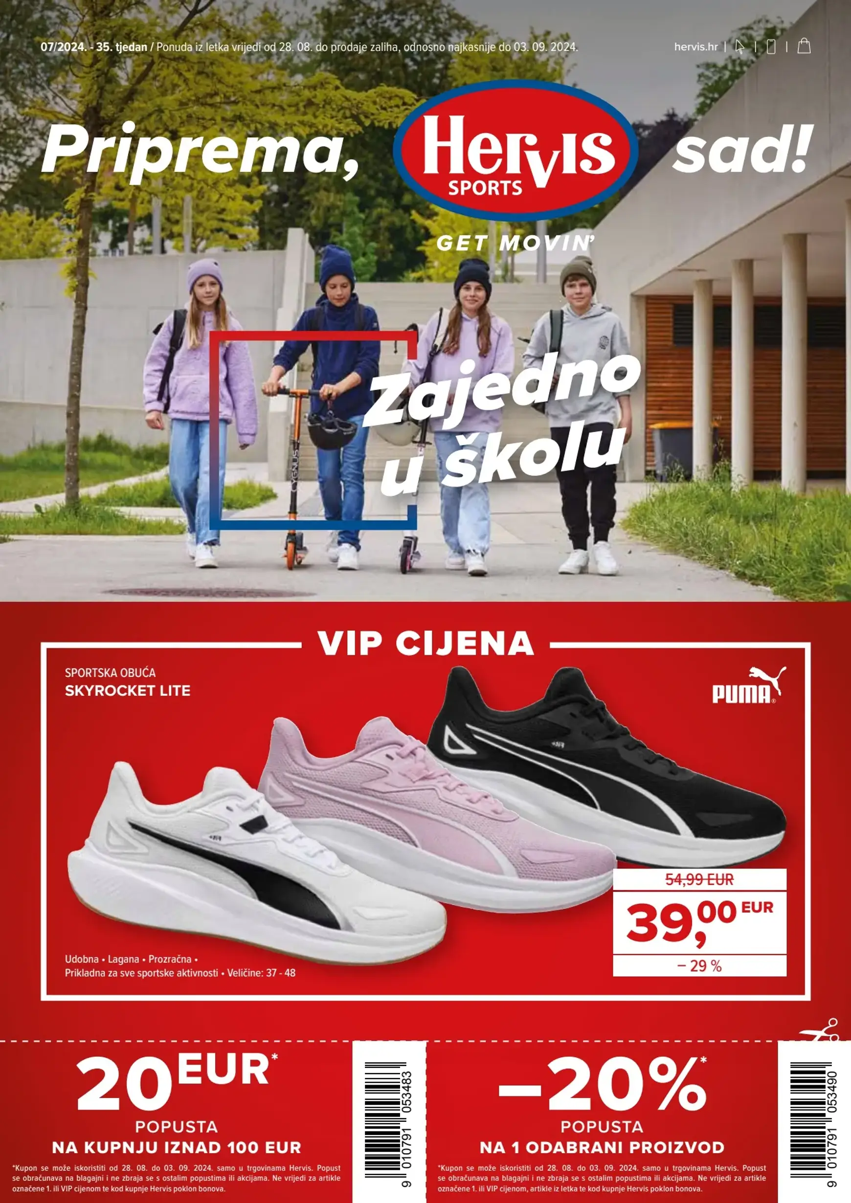 Novi katalog Hervis 28.08. - 03.09.