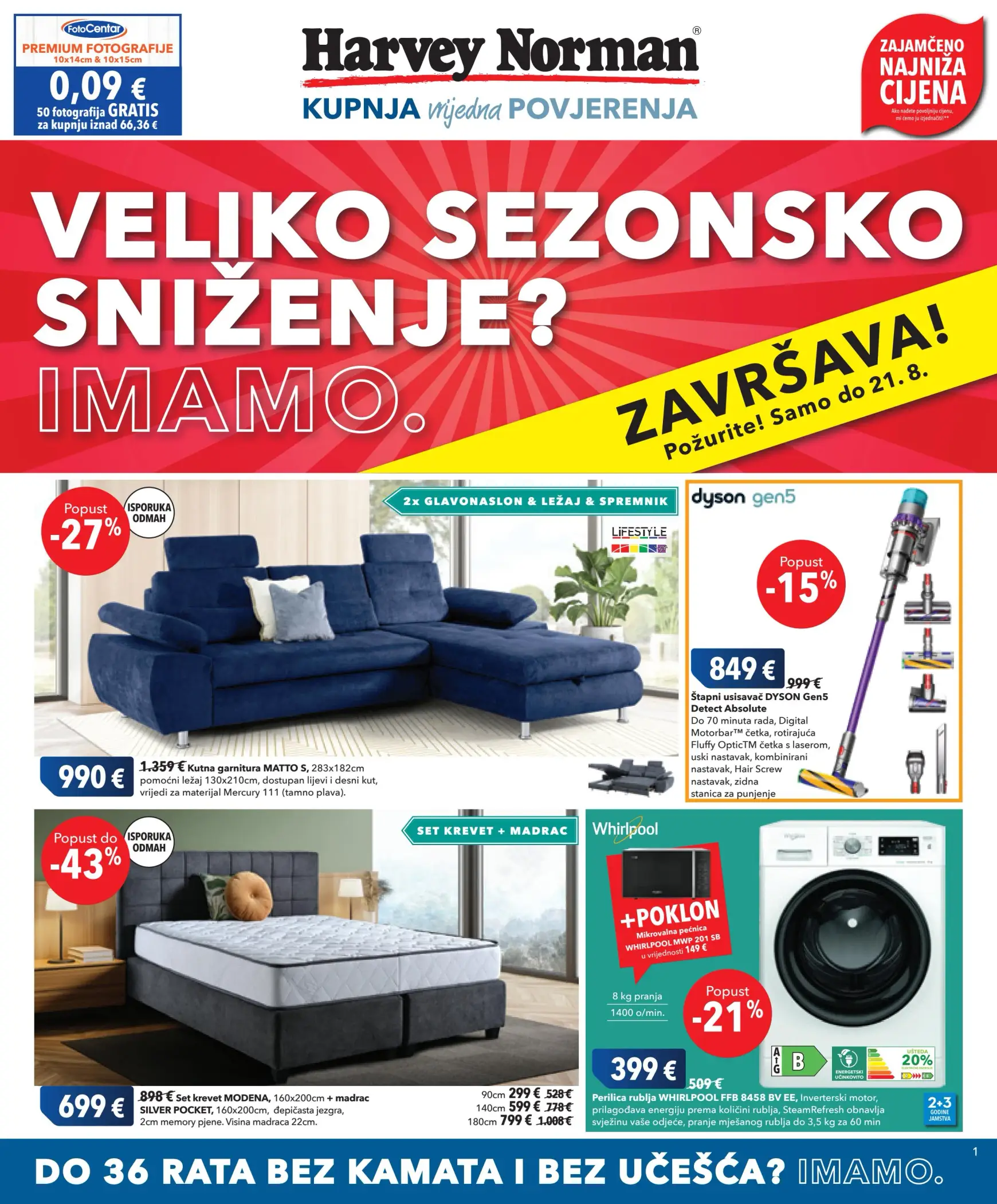 Novi katalog Harvey Norman 08.08. - 21.08.