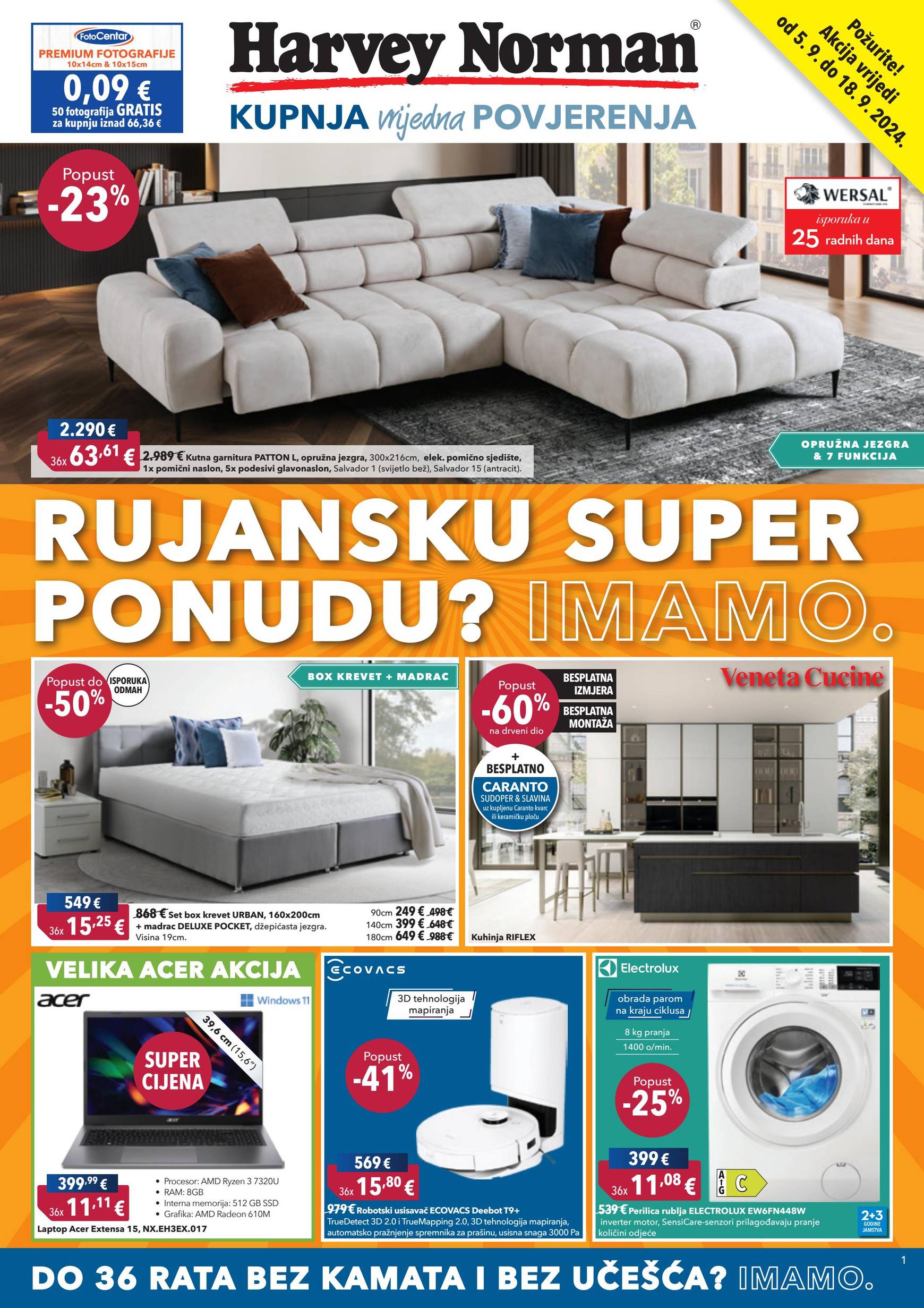 Novi katalog Harvey Norman 05.09. - 18.09.