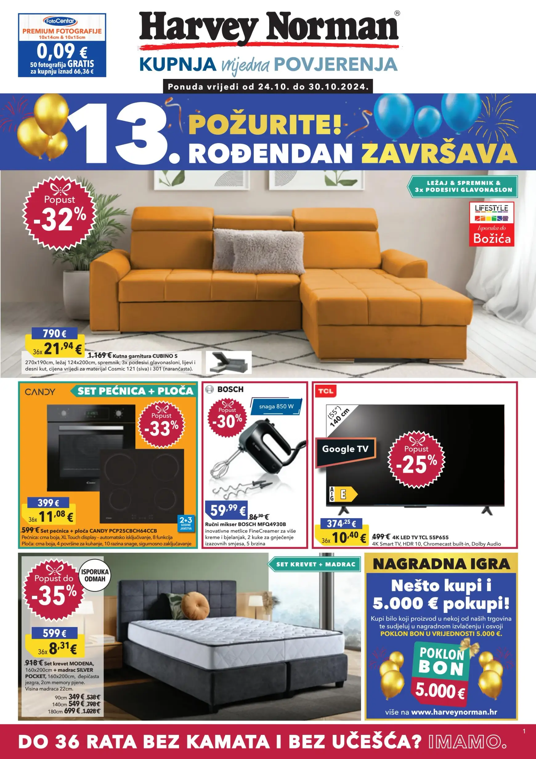 Harvey Norman katalog vrijedi od 24.10. do 30.10.