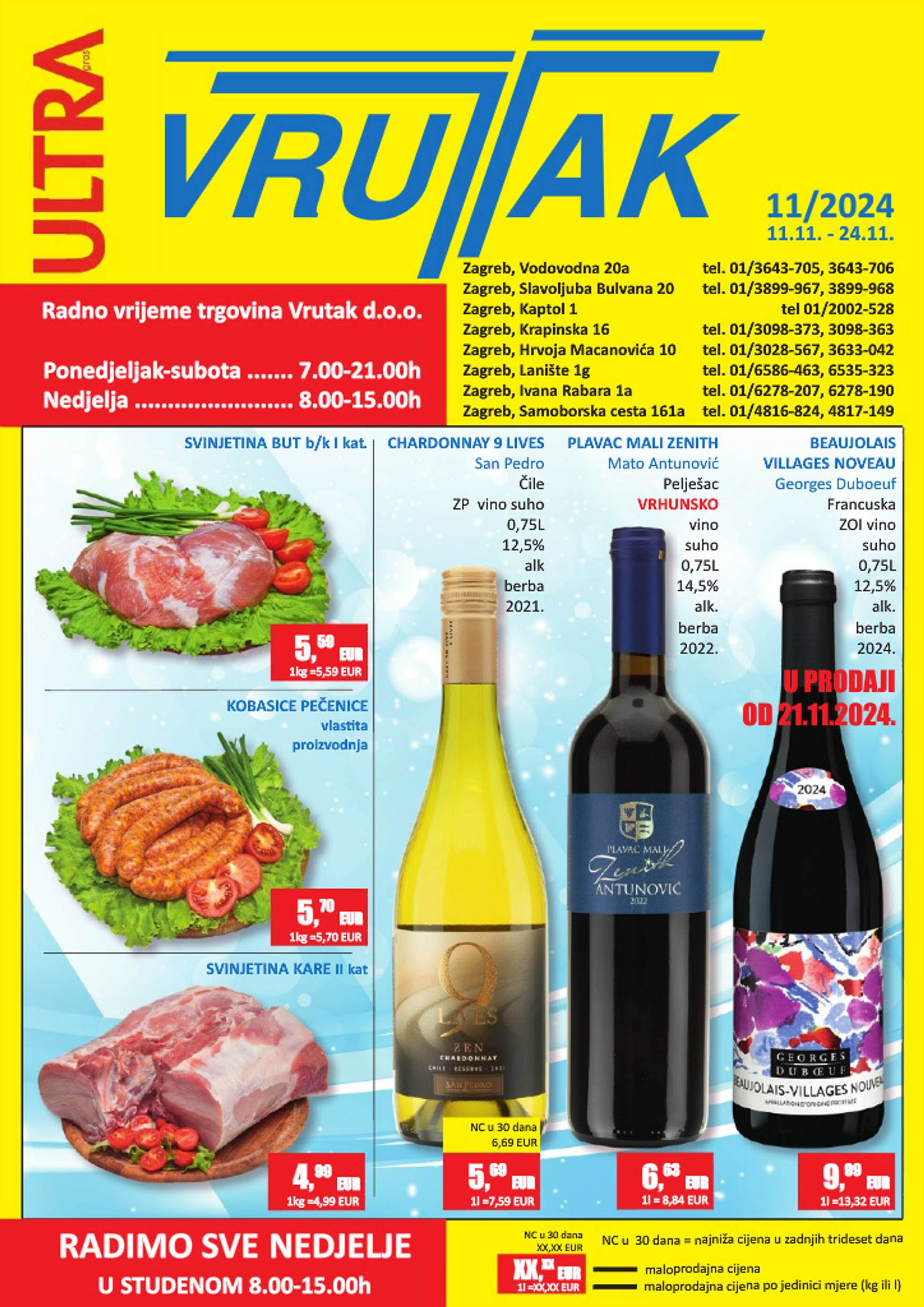 Vrutak katalog vrijedi od 11.11. do 24.11.