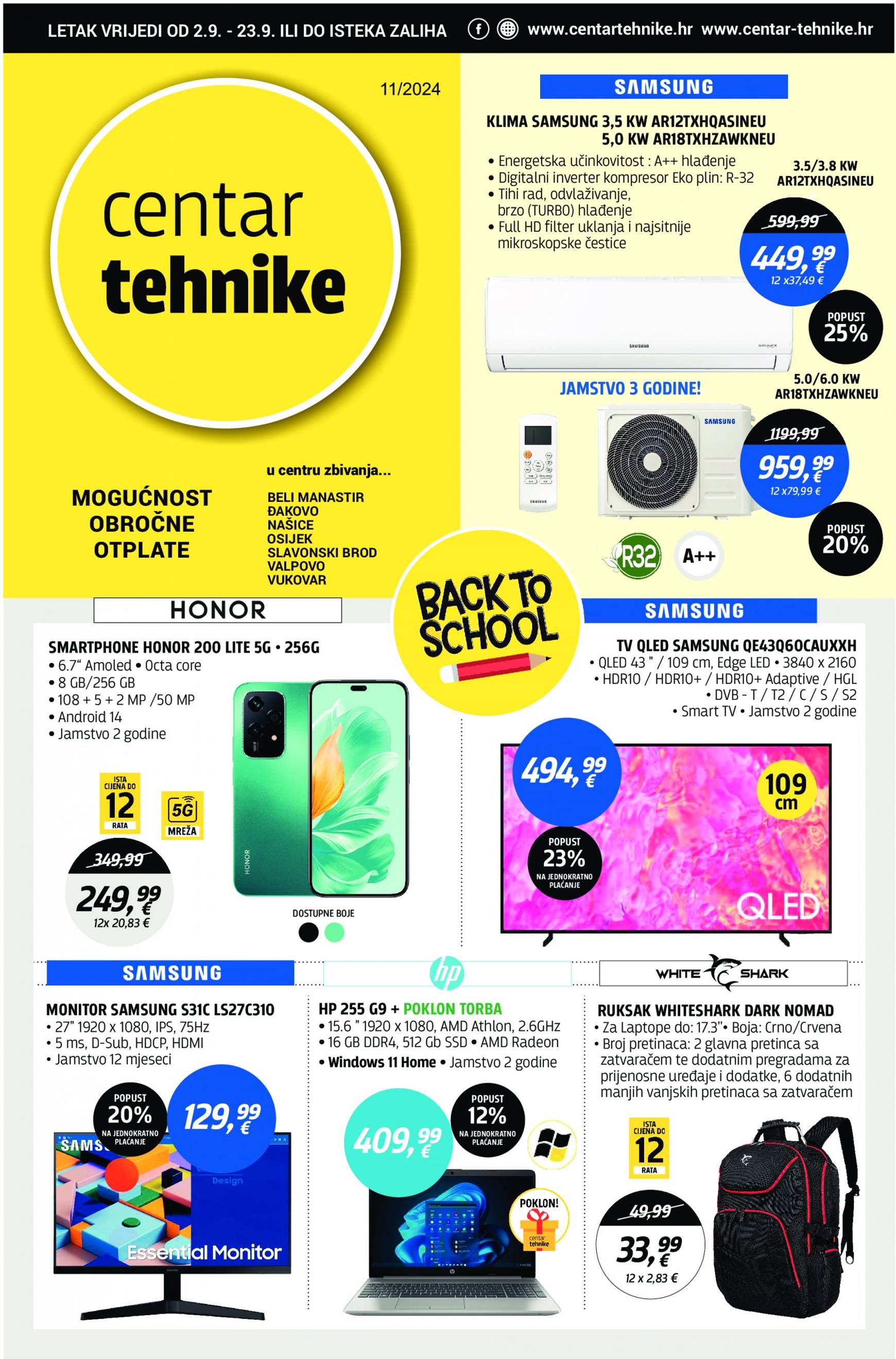 Novi katalog Centar tehnike 02.09. - 23.09.