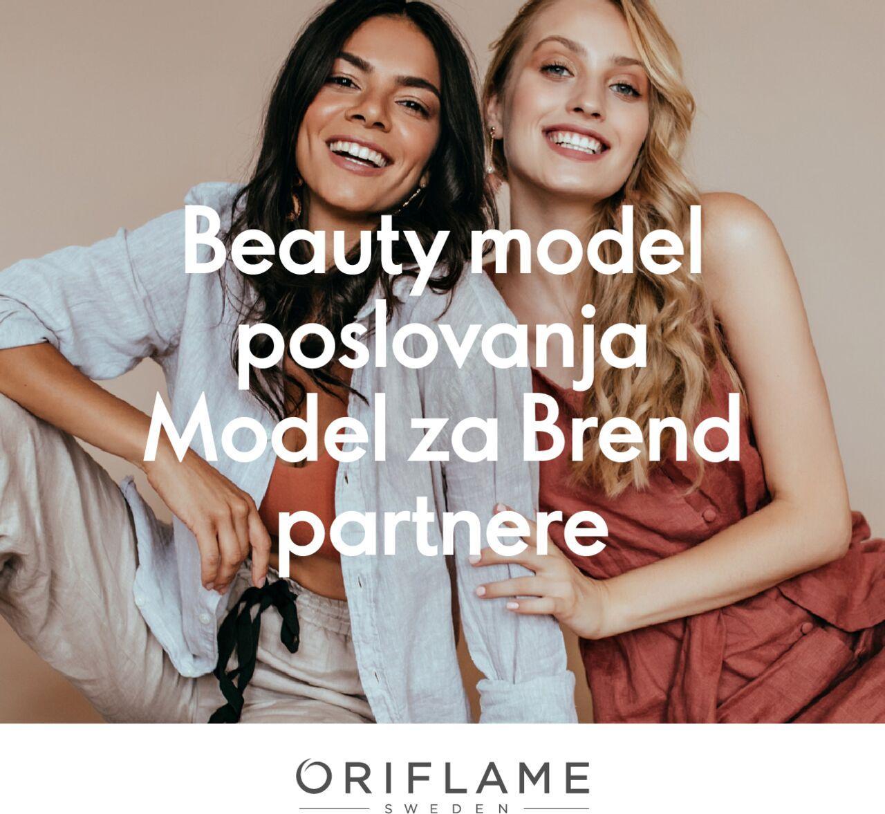 Oriflame katalog Model za Brend partnere novi od utorka 23.01.2024