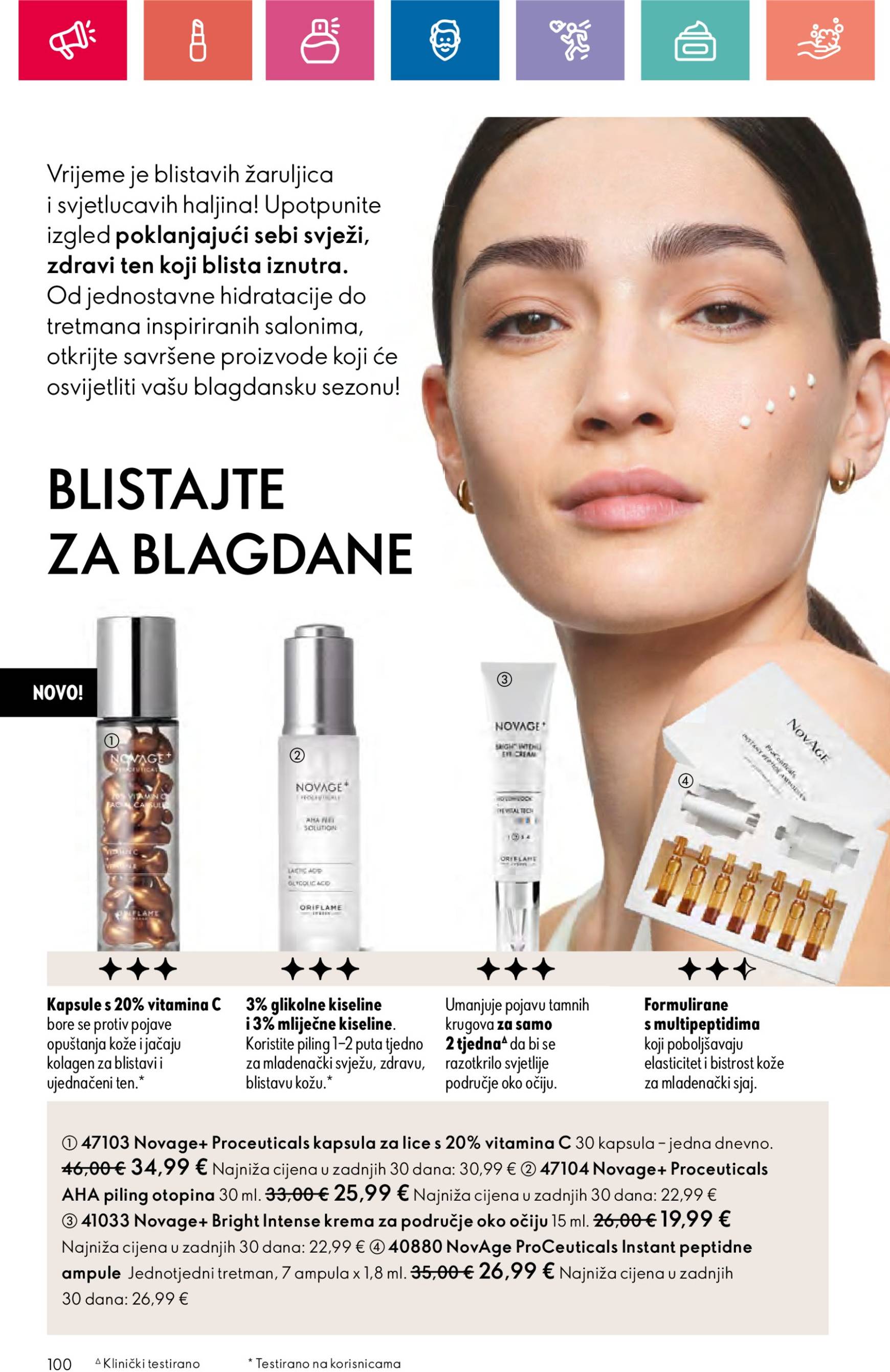 Oriflame - Black Friday ponude katalog vrijedi od 14.11. do 04.12. 100