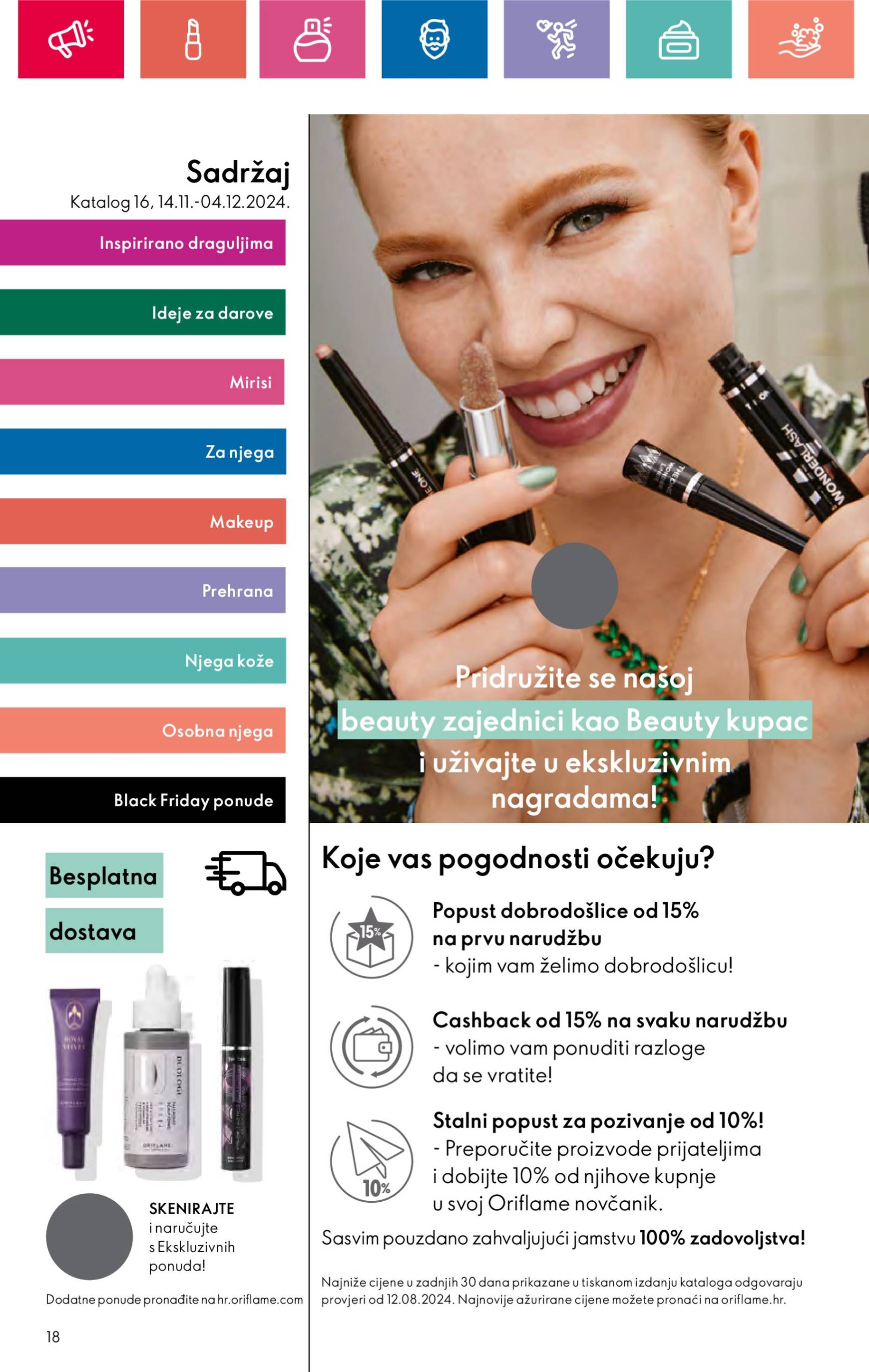 Oriflame - Black Friday ponude katalog vrijedi od 14.11. do 04.12. 18