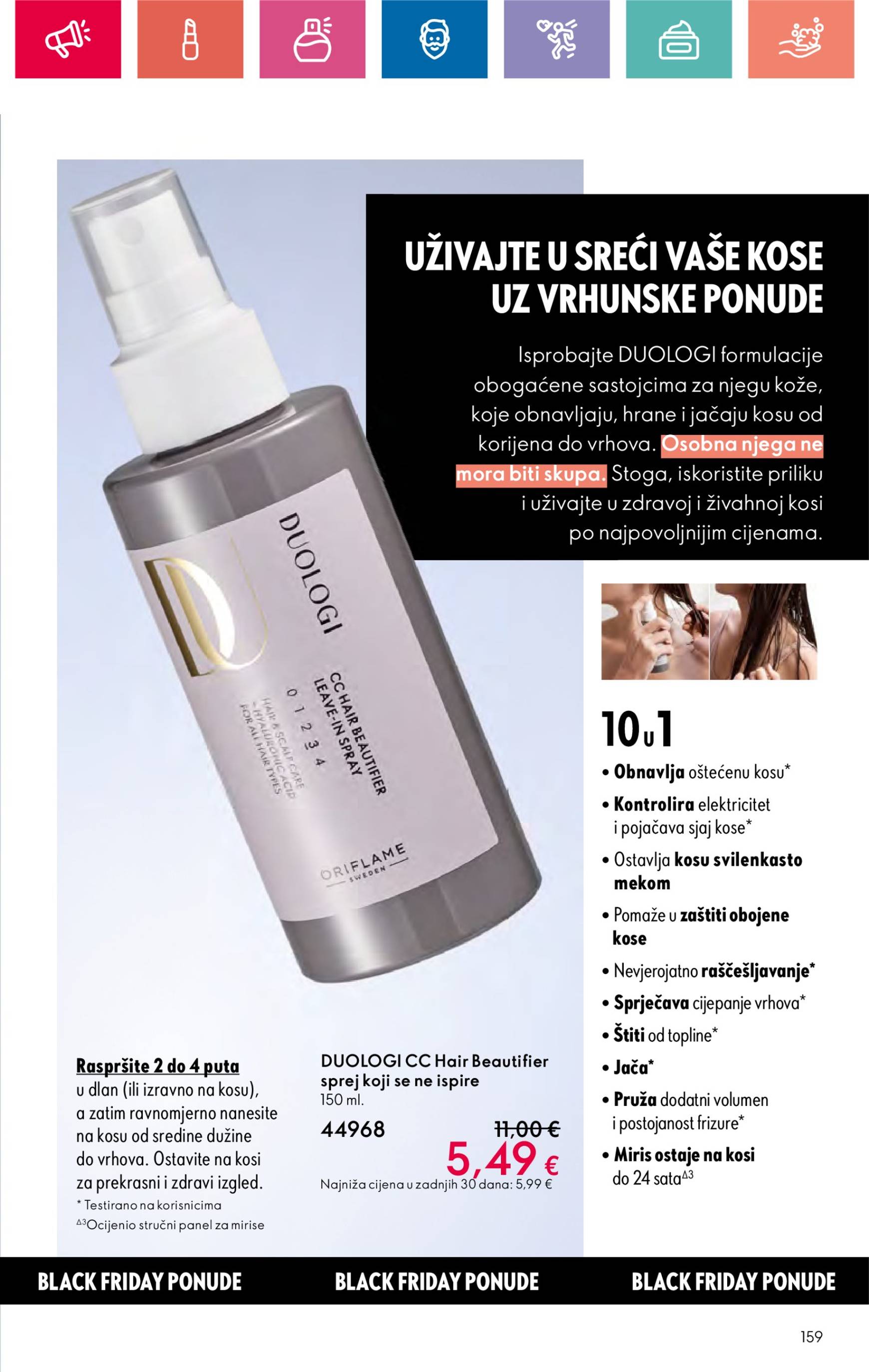 Oriflame - Black Friday ponude katalog vrijedi od 14.11. do 04.12. 159