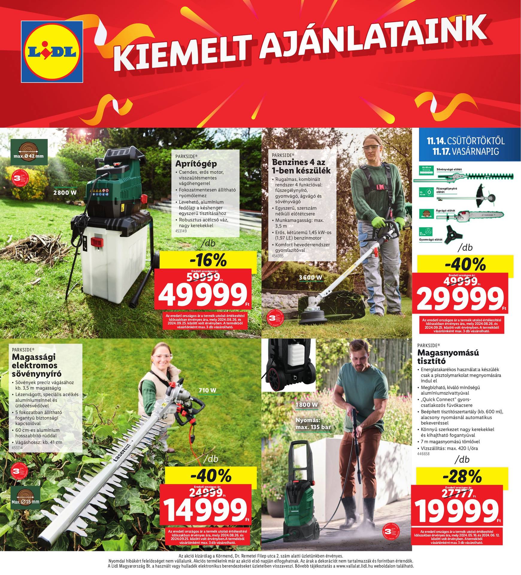 Lidl - Körmend akciós újság, érvényes 11.14. - 11.17. 4