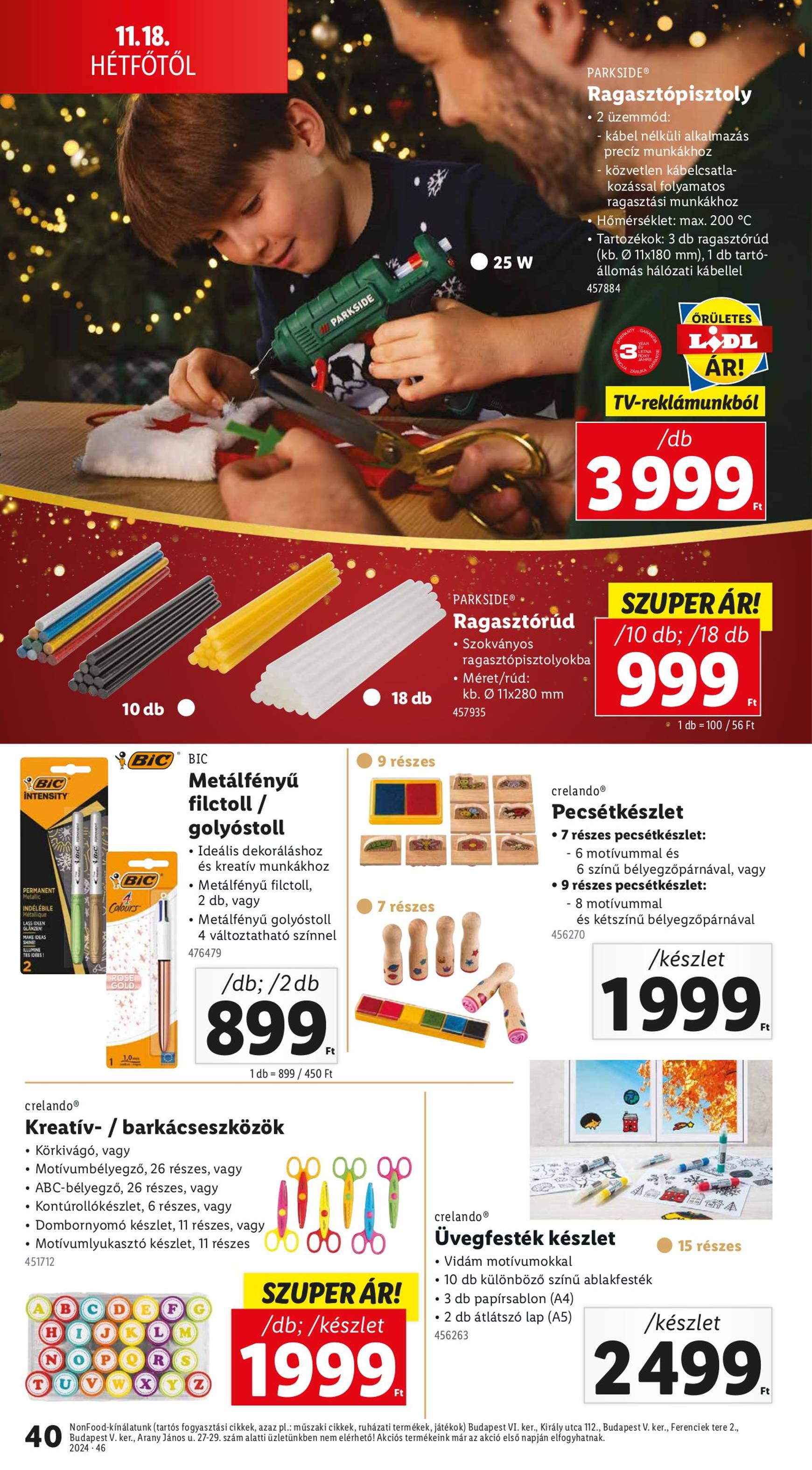 Lidl akciós újság, érvényes 11.14. - 11.20. 40