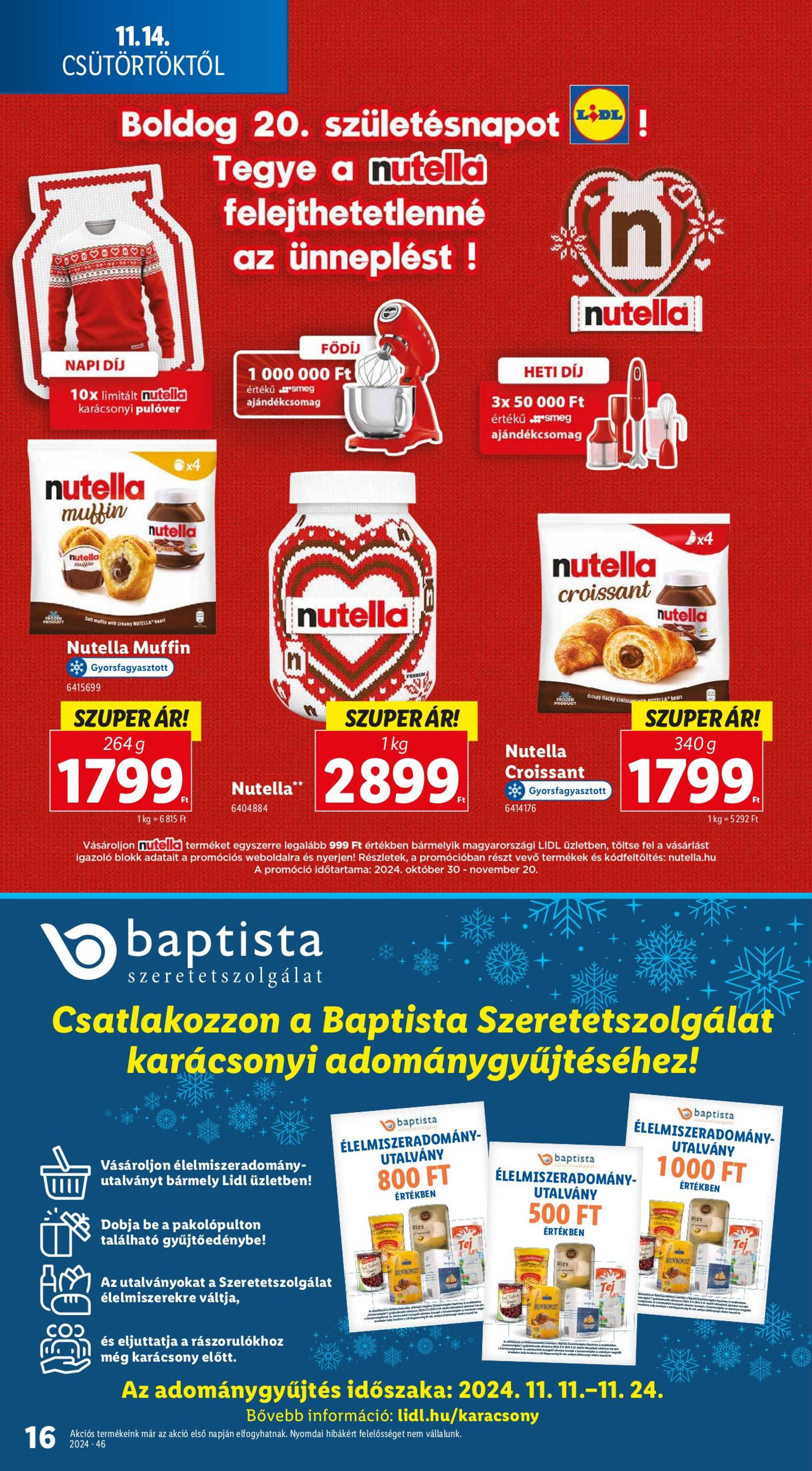 Lidl akciós újság, érvényes 11.14. - 11.20. 16