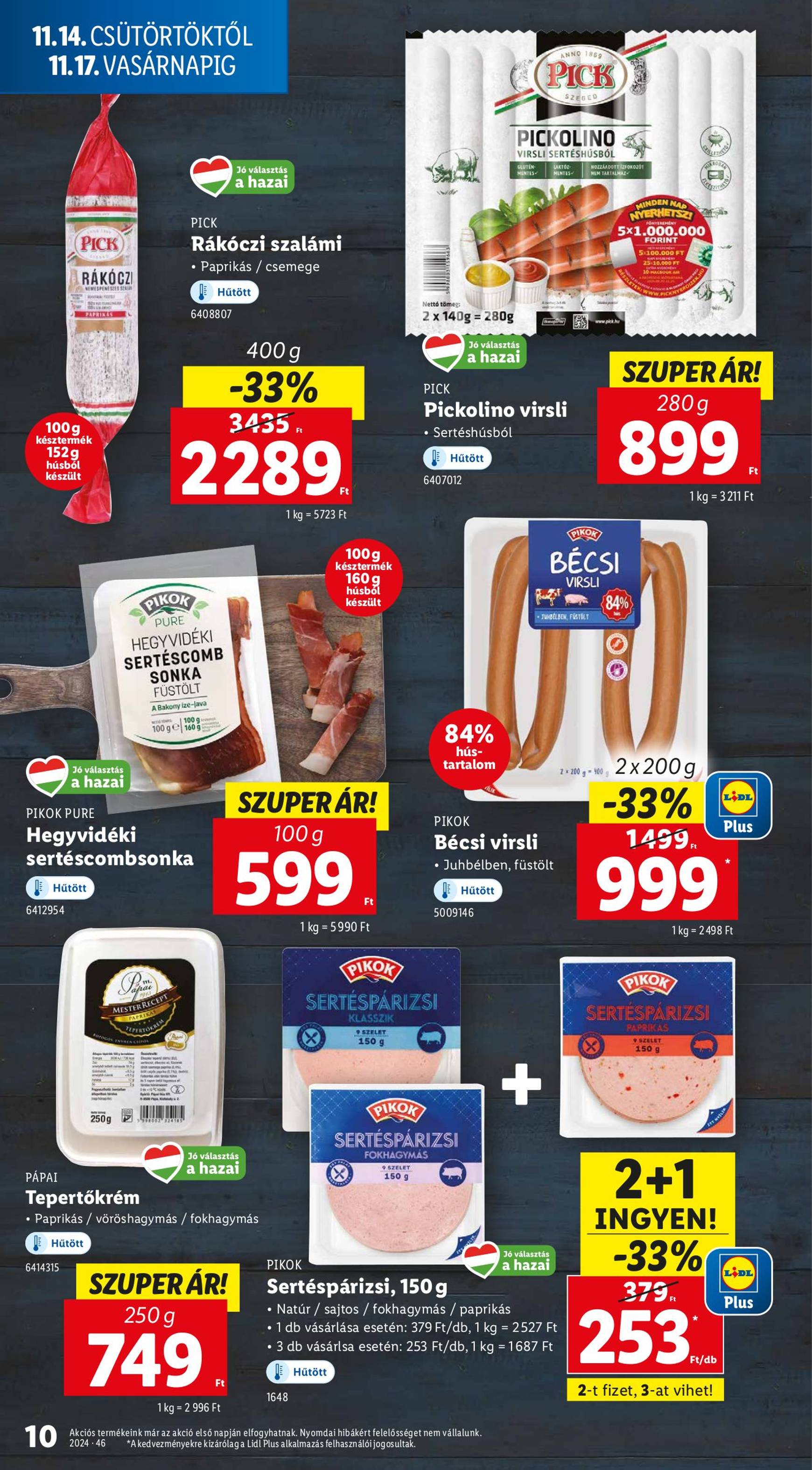 Lidl akciós újság, érvényes 11.14. - 11.20. 10