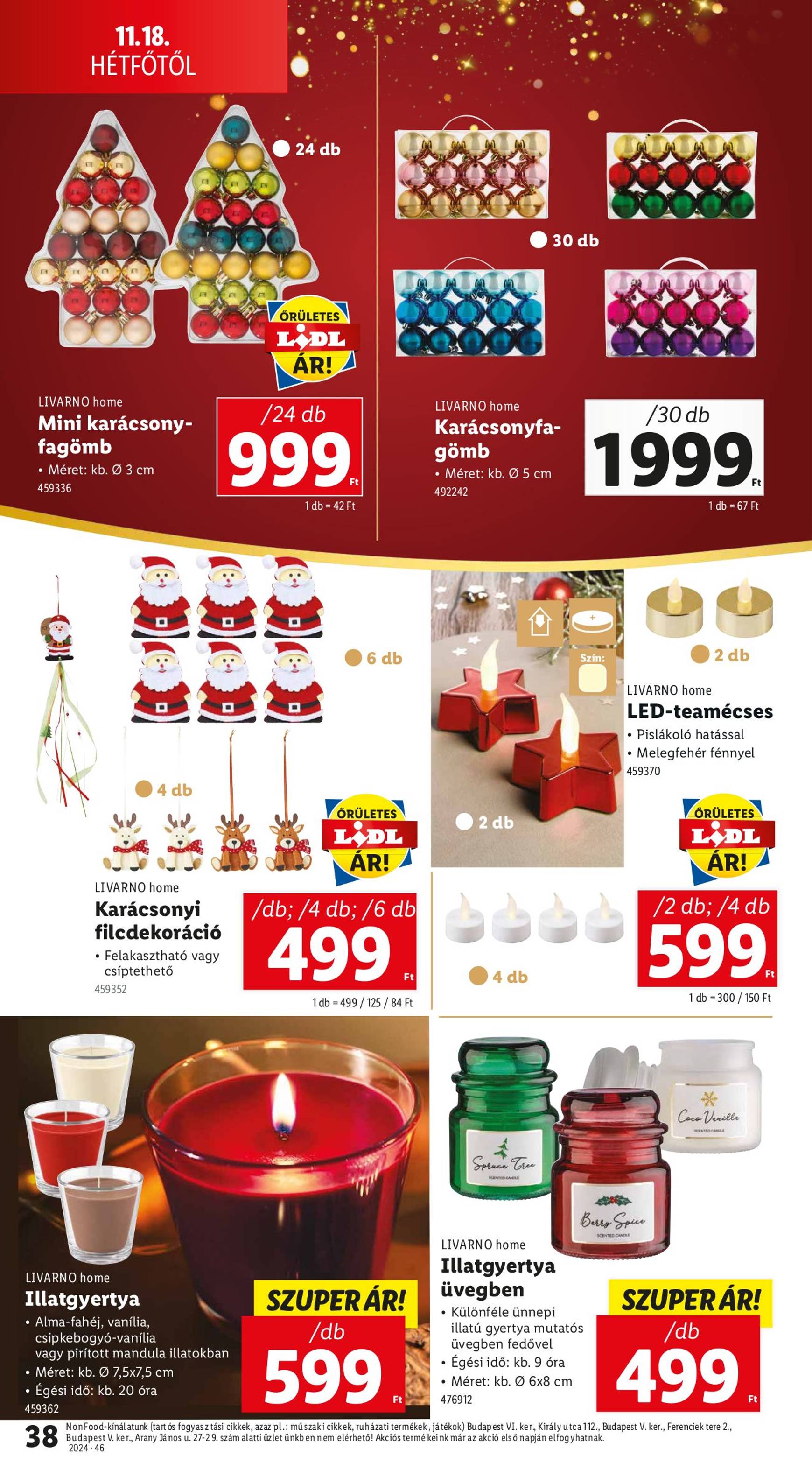 Lidl akciós újság, érvényes 11.14. - 11.20. 38