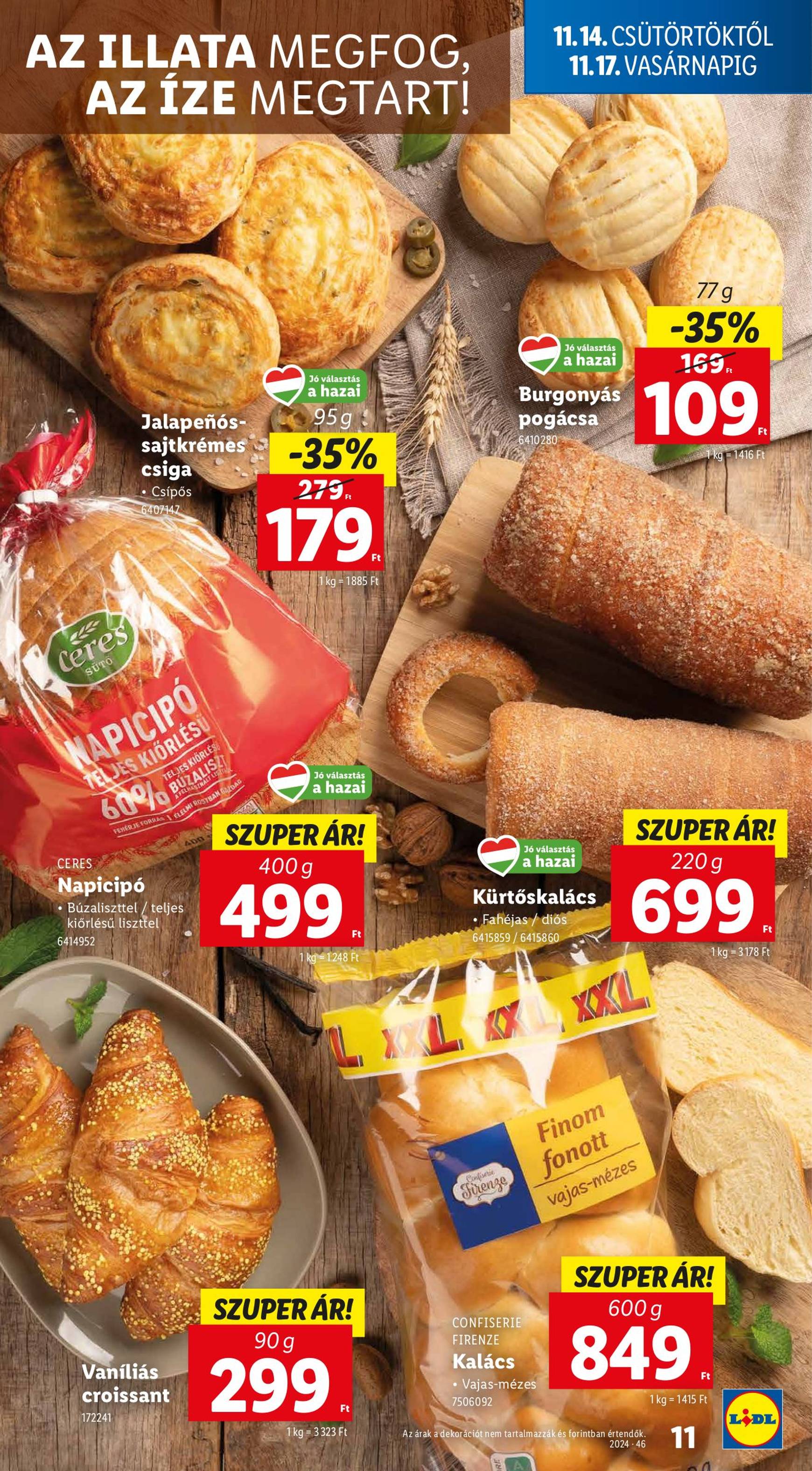 Lidl akciós újság, érvényes 11.14. - 11.20. 11