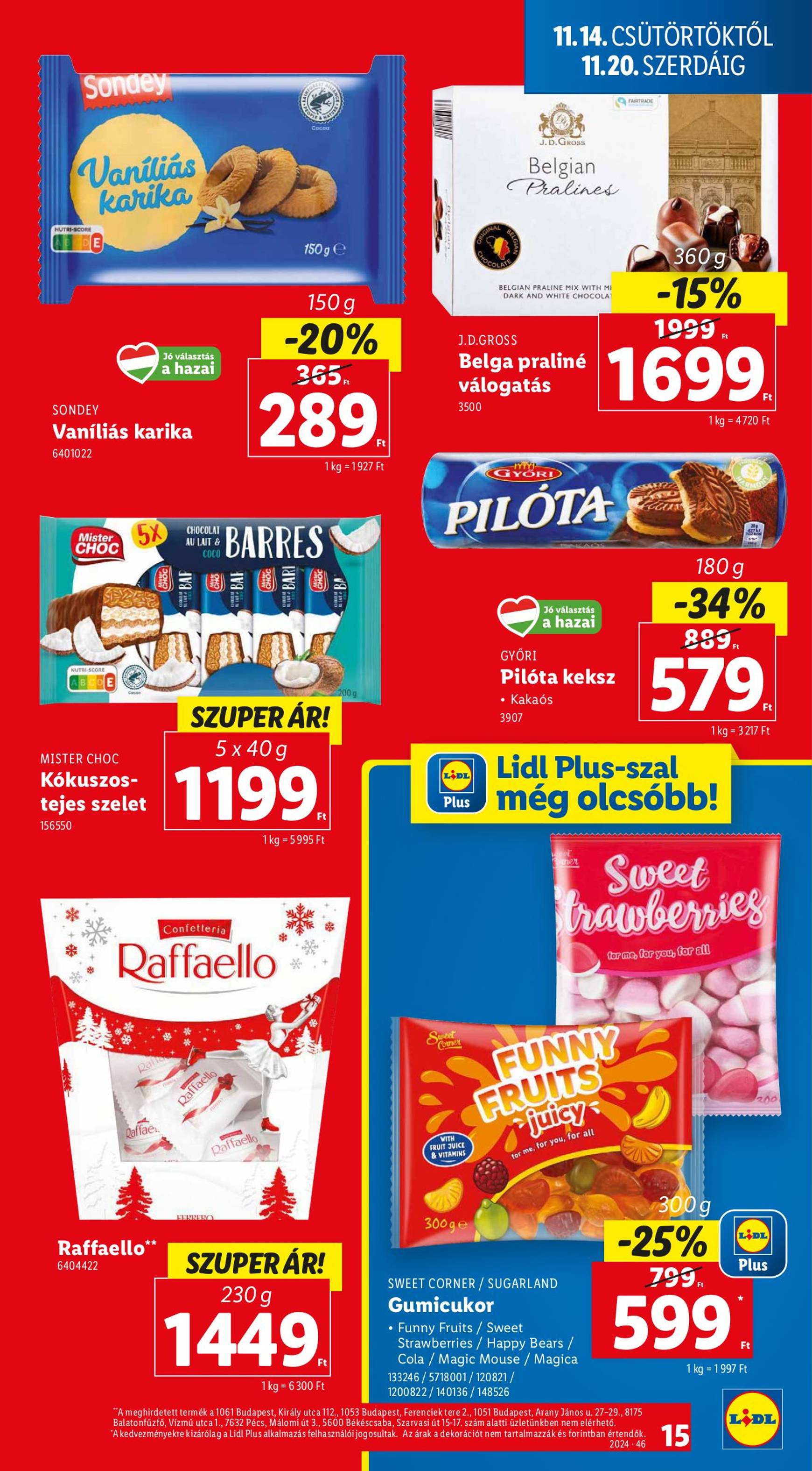 Lidl akciós újság, érvényes 11.14. - 11.20. 15