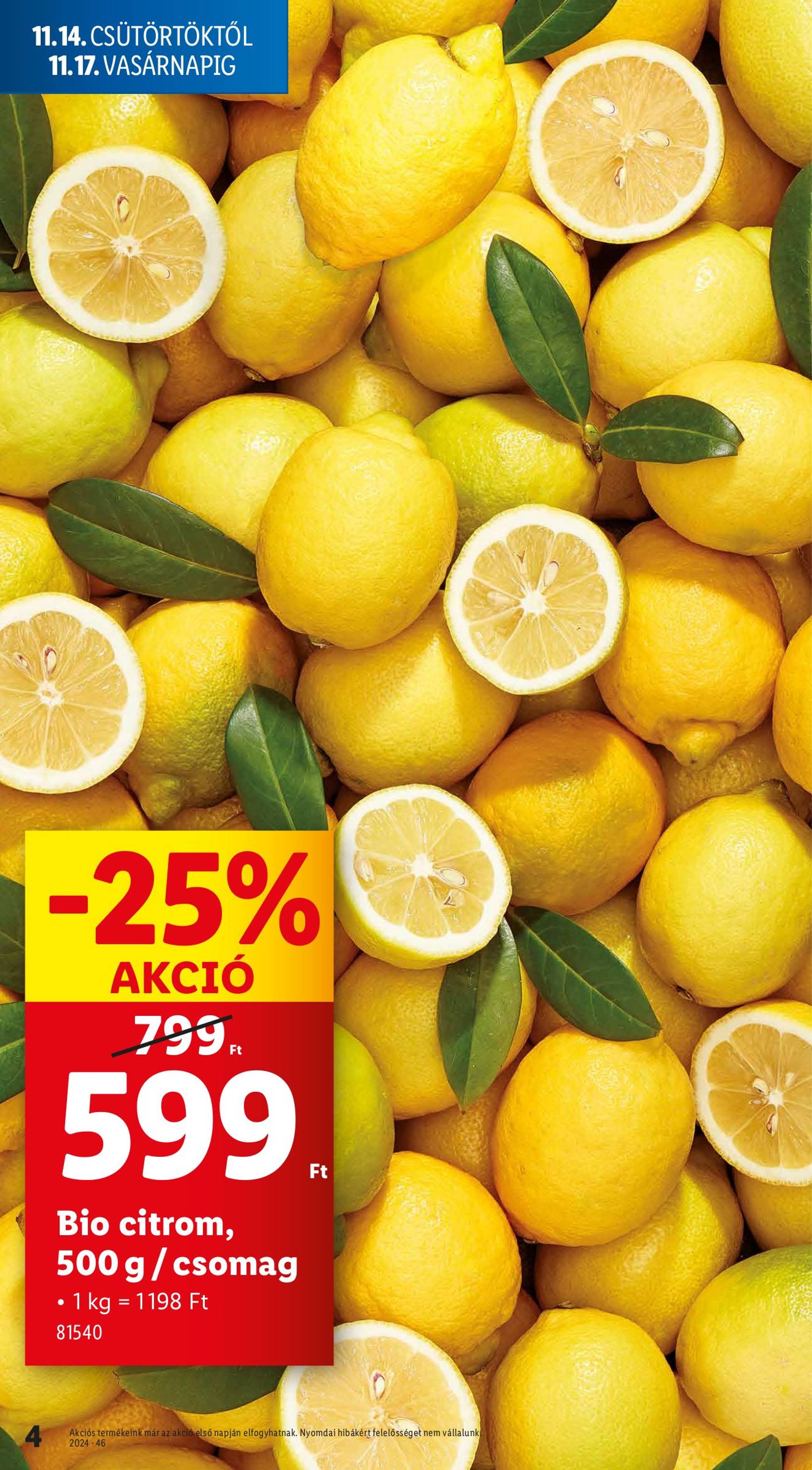 Lidl akciós újság, érvényes 11.14. - 11.20. 4