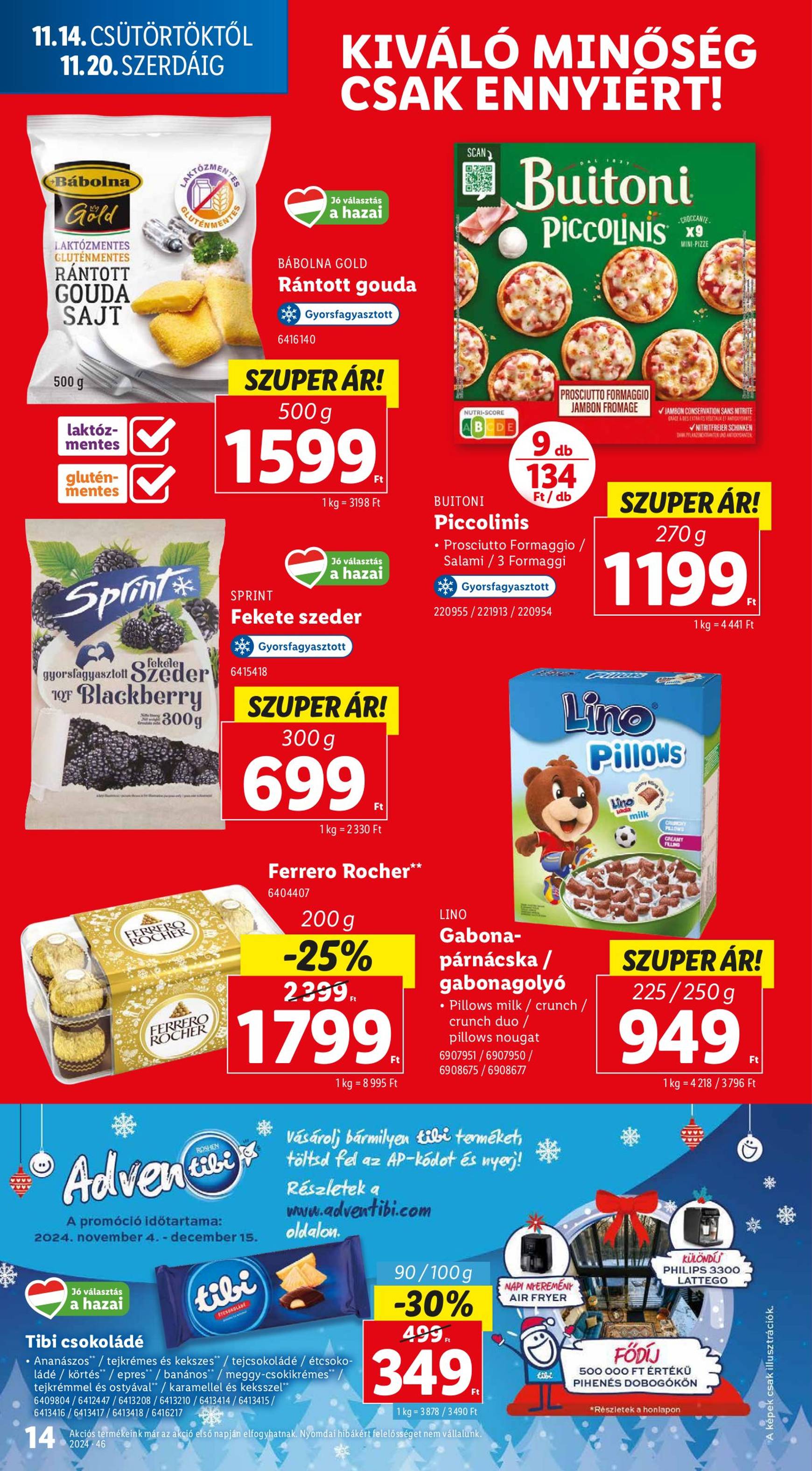 Lidl akciós újság, érvényes 11.14. - 11.20. 14