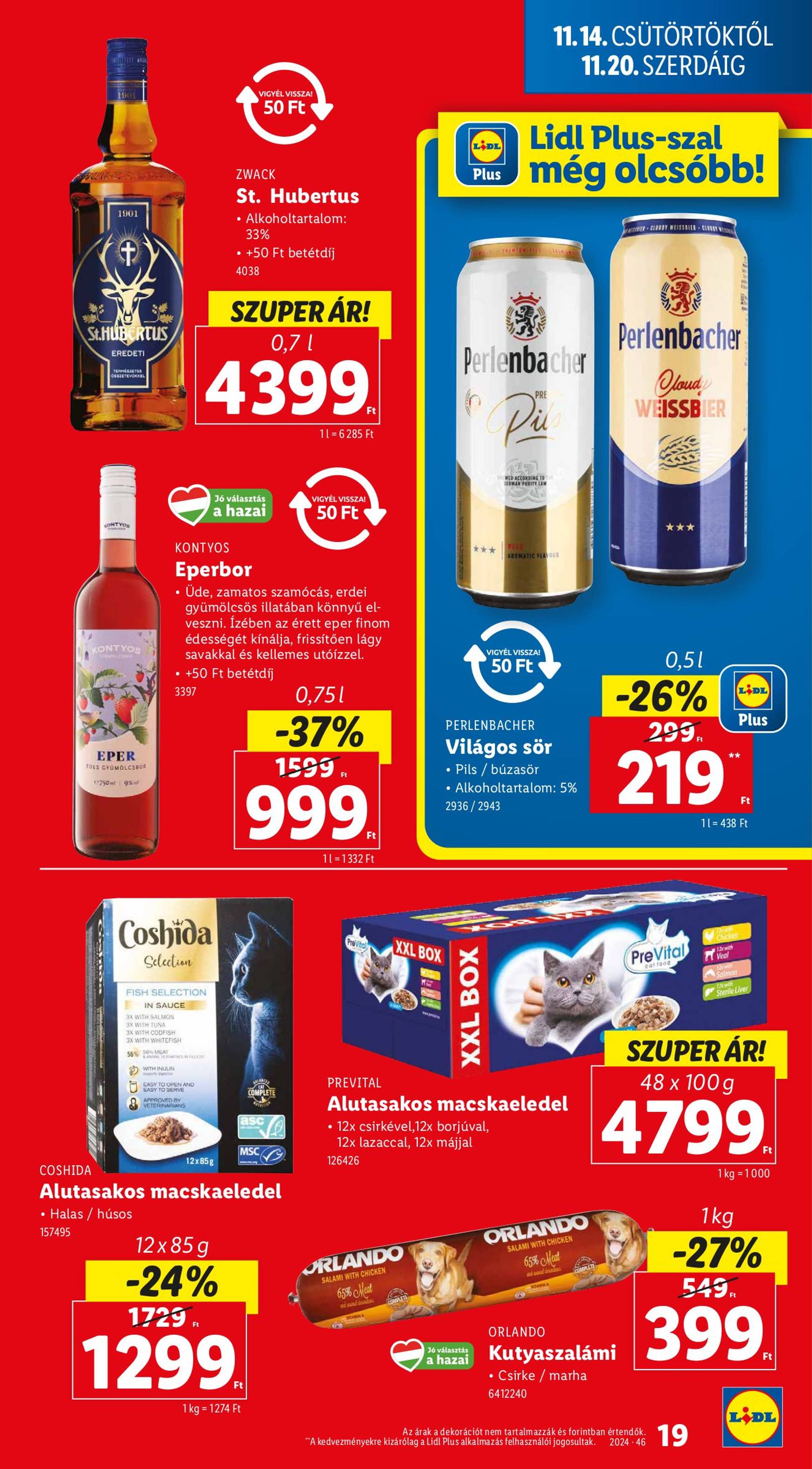 Lidl akciós újság, érvényes 11.14. - 11.20. 19