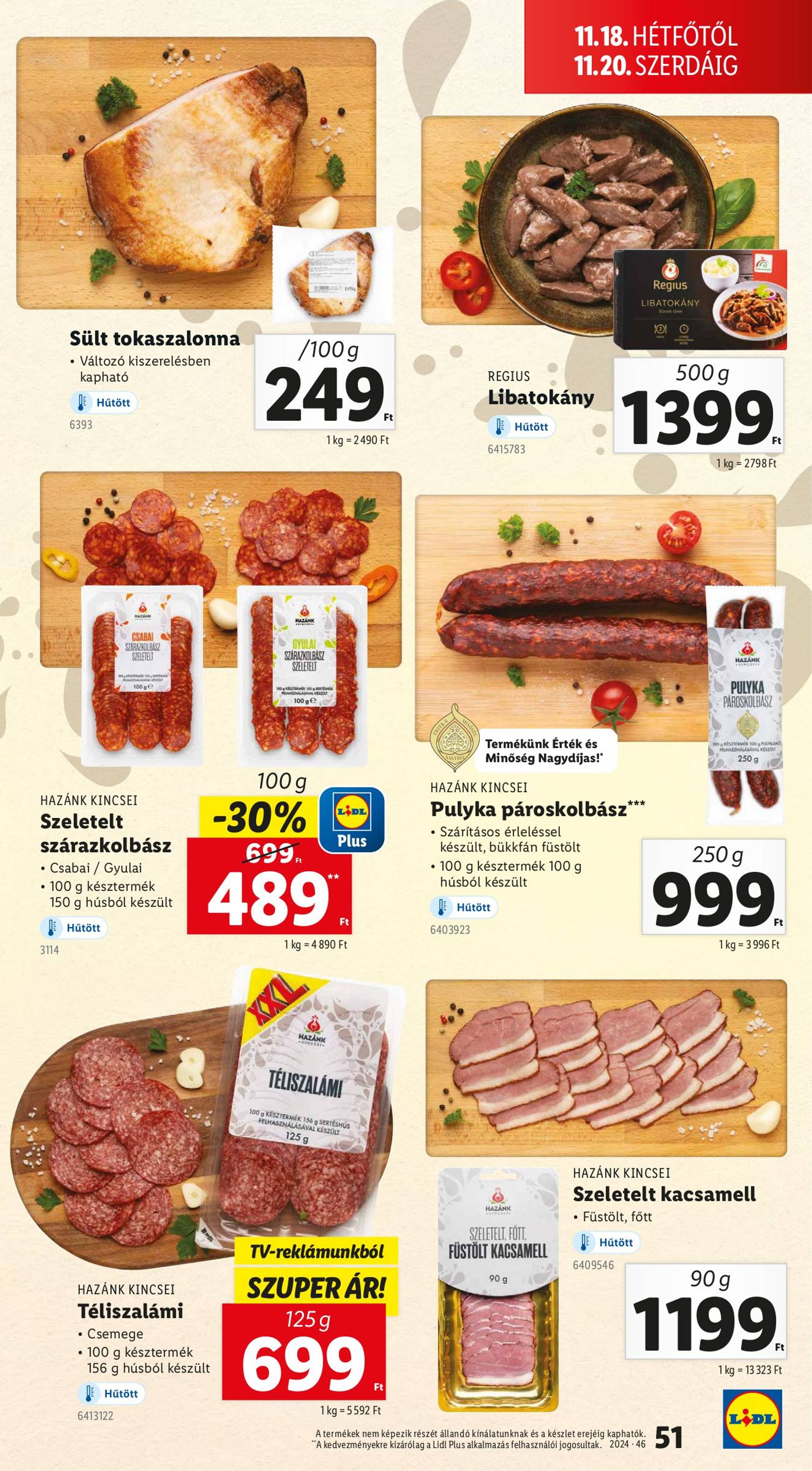 Lidl akciós újság, érvényes 11.14. - 11.20. 51