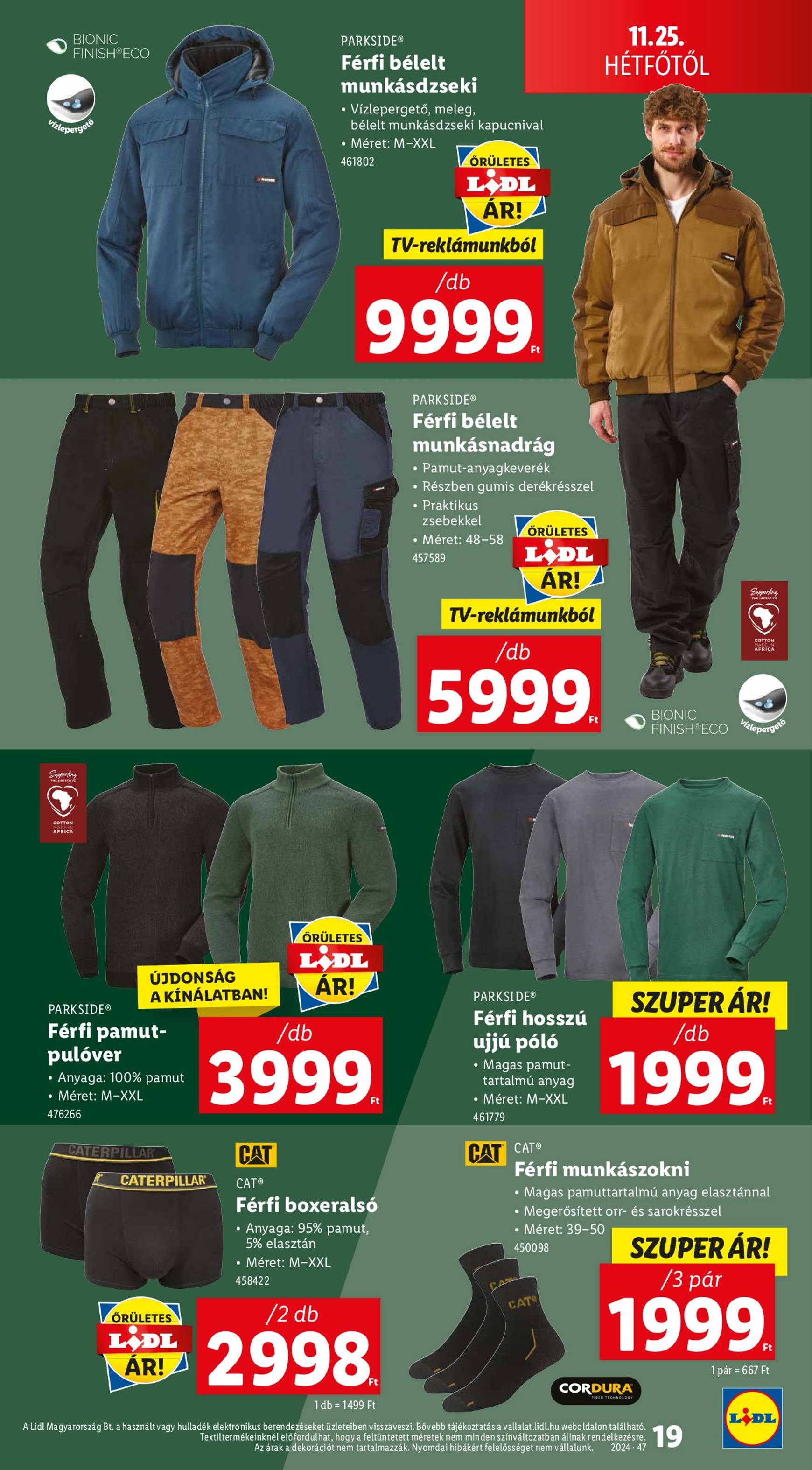 Lidl - Black Friday akciós újság, érvényes 11.21. - 11.27. 19