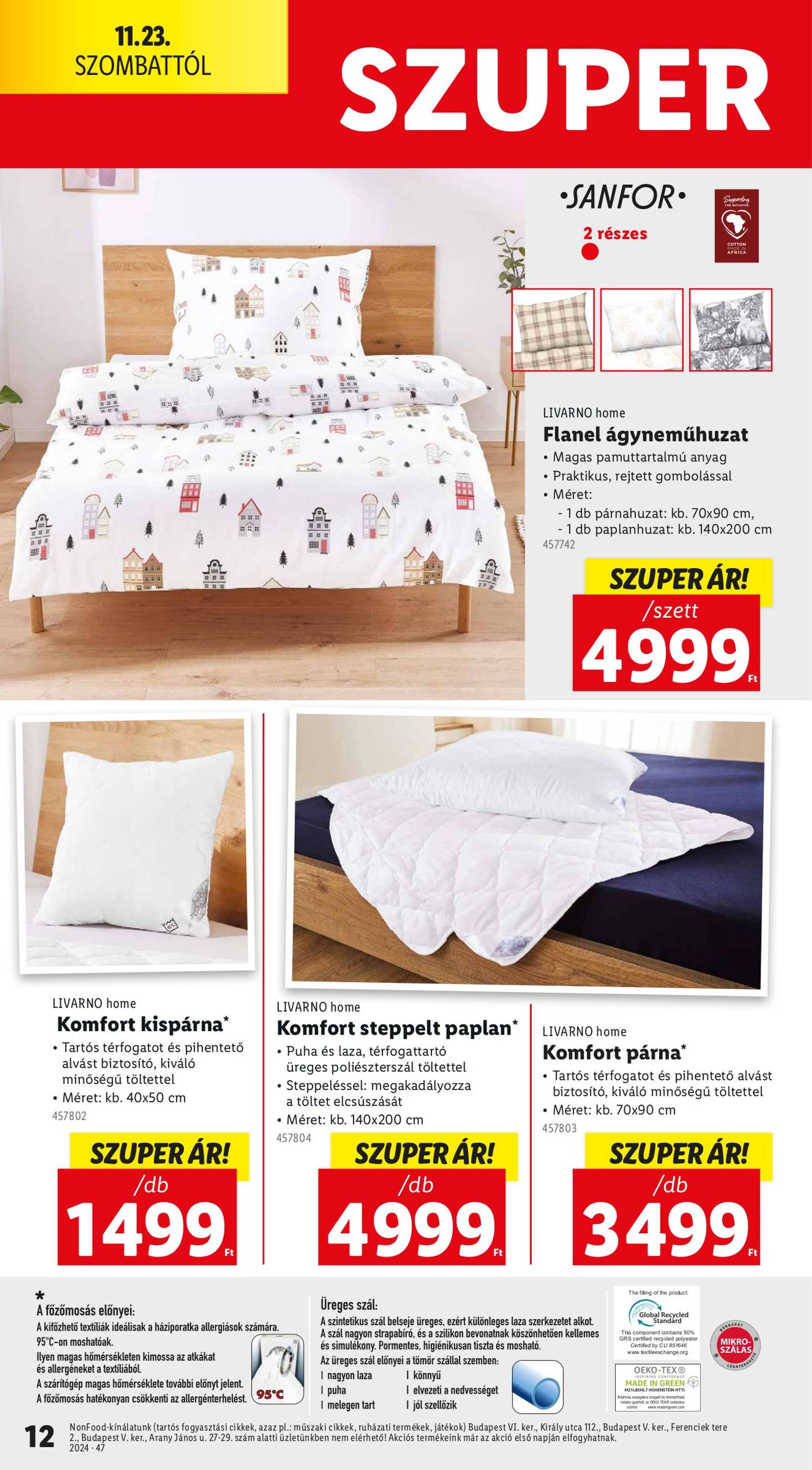 Lidl - Black Friday akciós újság, érvényes 11.21. - 11.27. 12