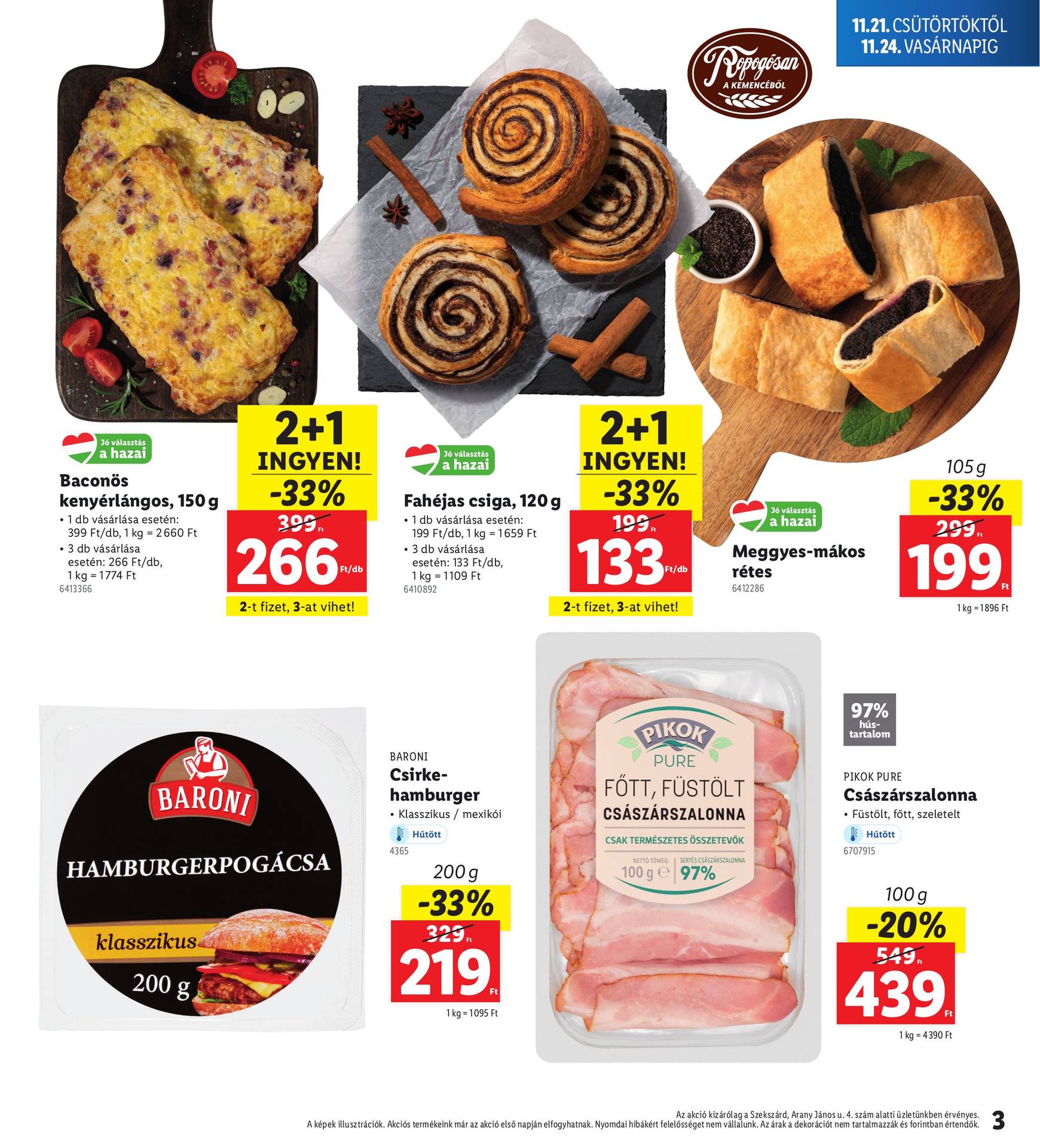 Lidl - Szekszárd akciós újság, érvényes 11.21. - 11.24. 3