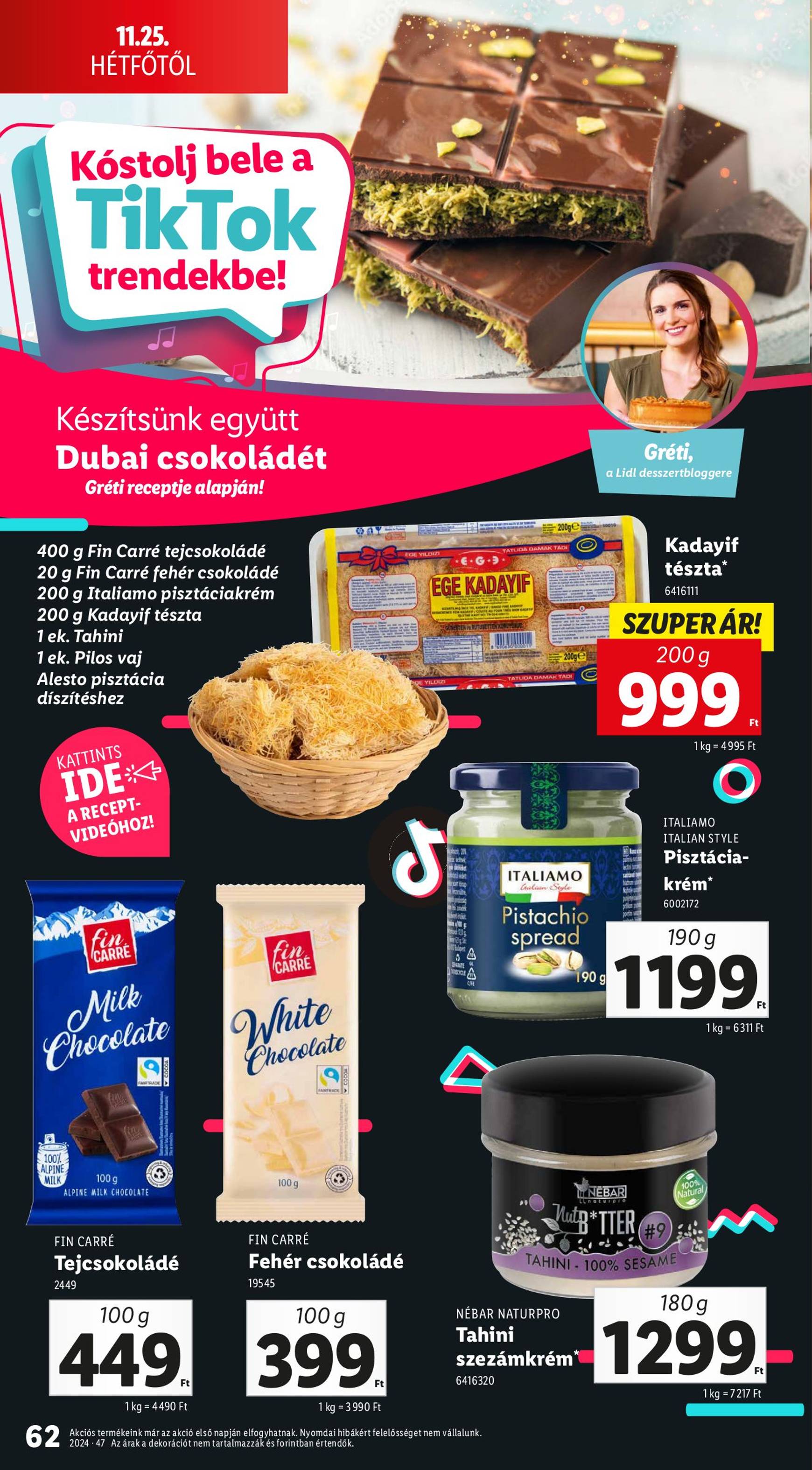 Lidl akciós újság, érvényes 11.21. - 11.27. 62