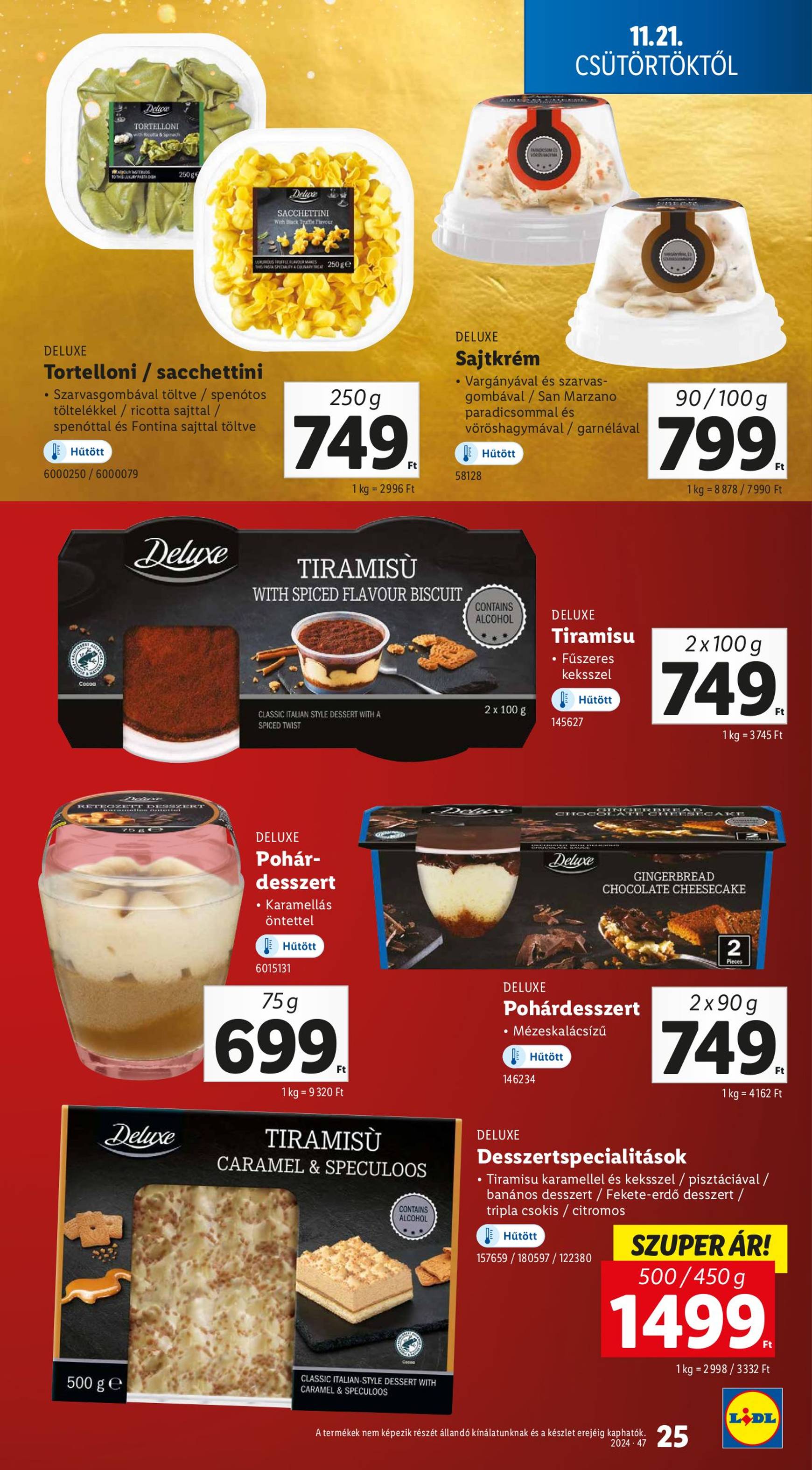 Lidl akciós újság, érvényes 11.21. - 11.27. 25