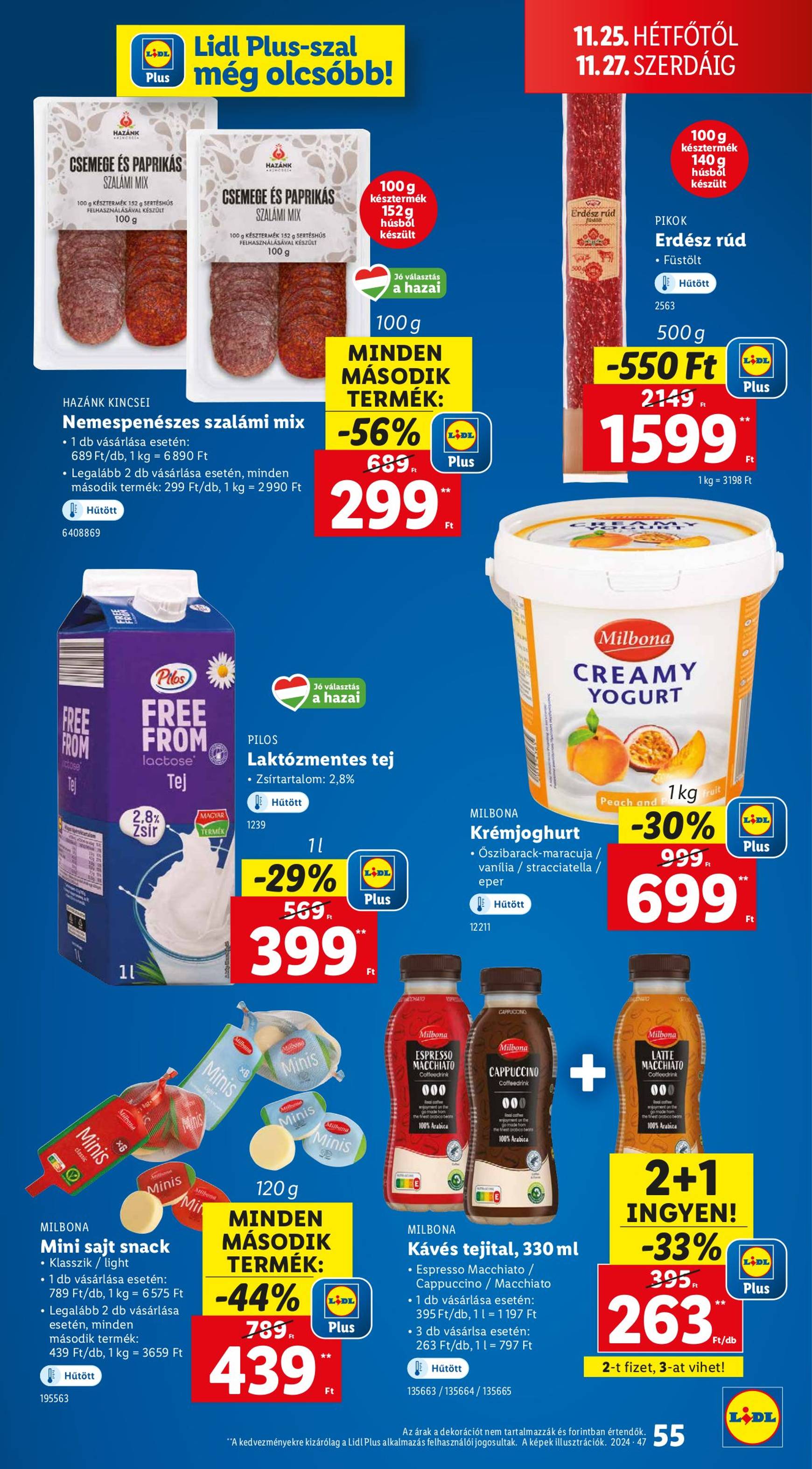 Lidl akciós újság, érvényes 11.21. - 11.27. 55