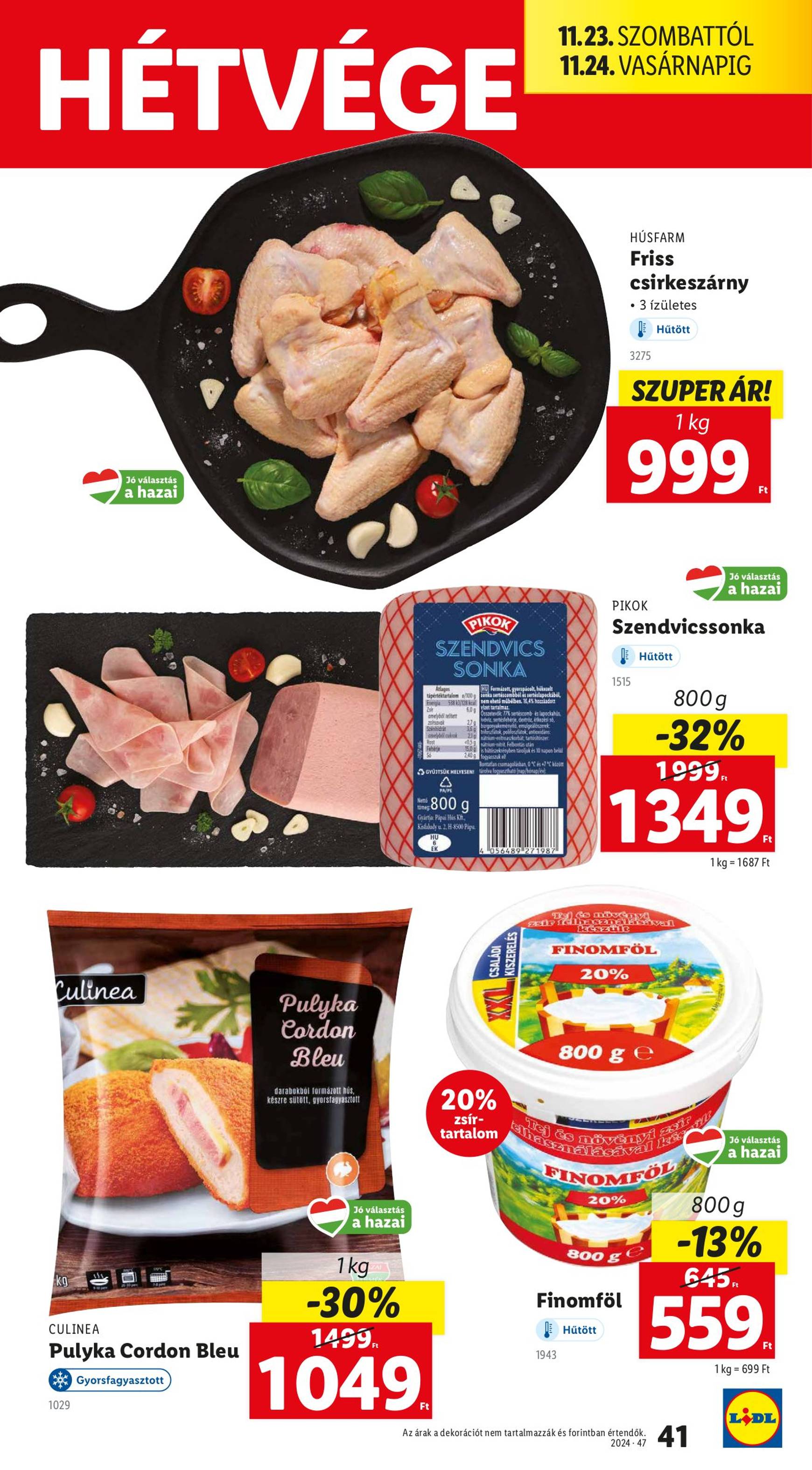 Lidl akciós újság, érvényes 11.21. - 11.27. 41