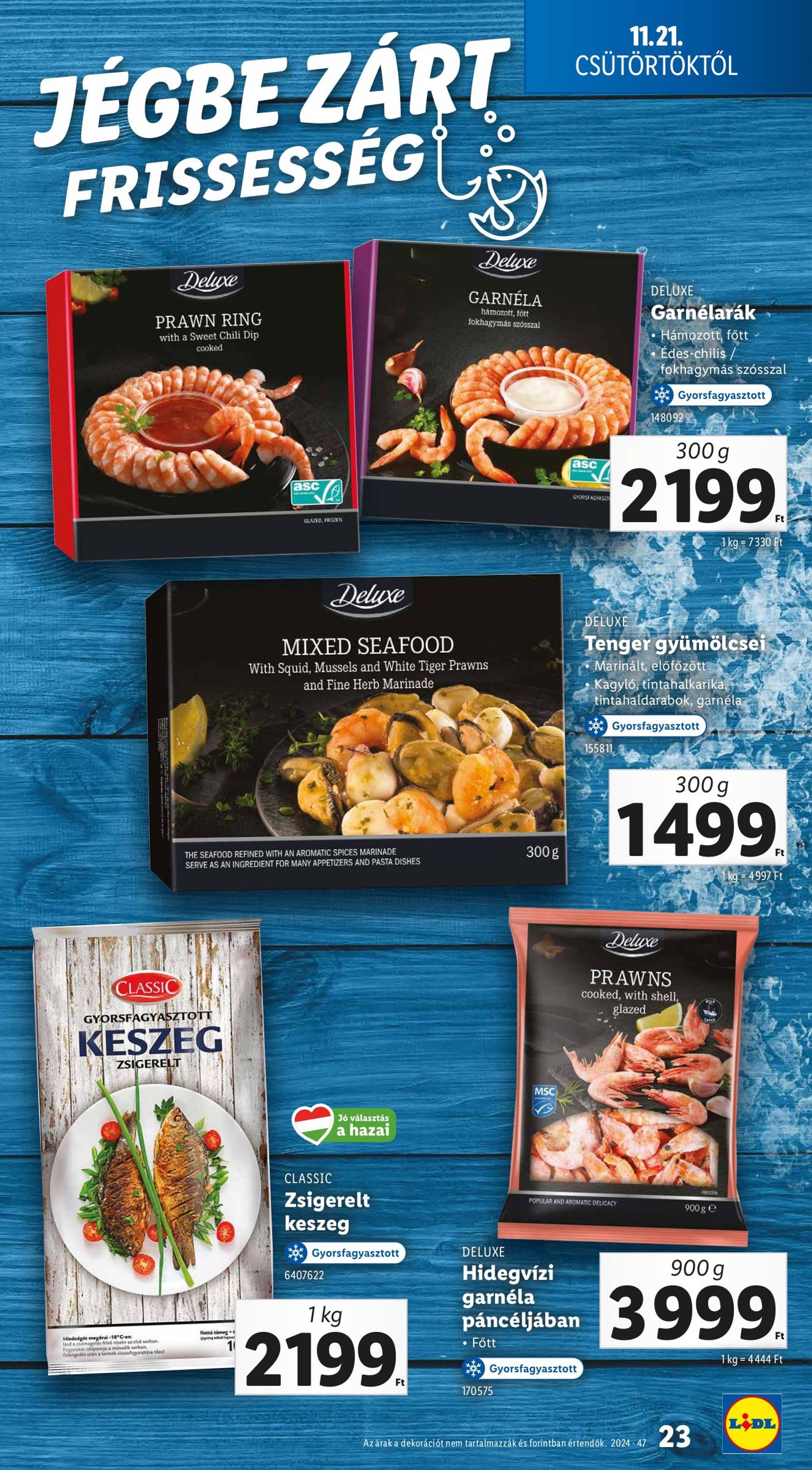 Lidl akciós újság, érvényes 11.21. - 11.27. 23