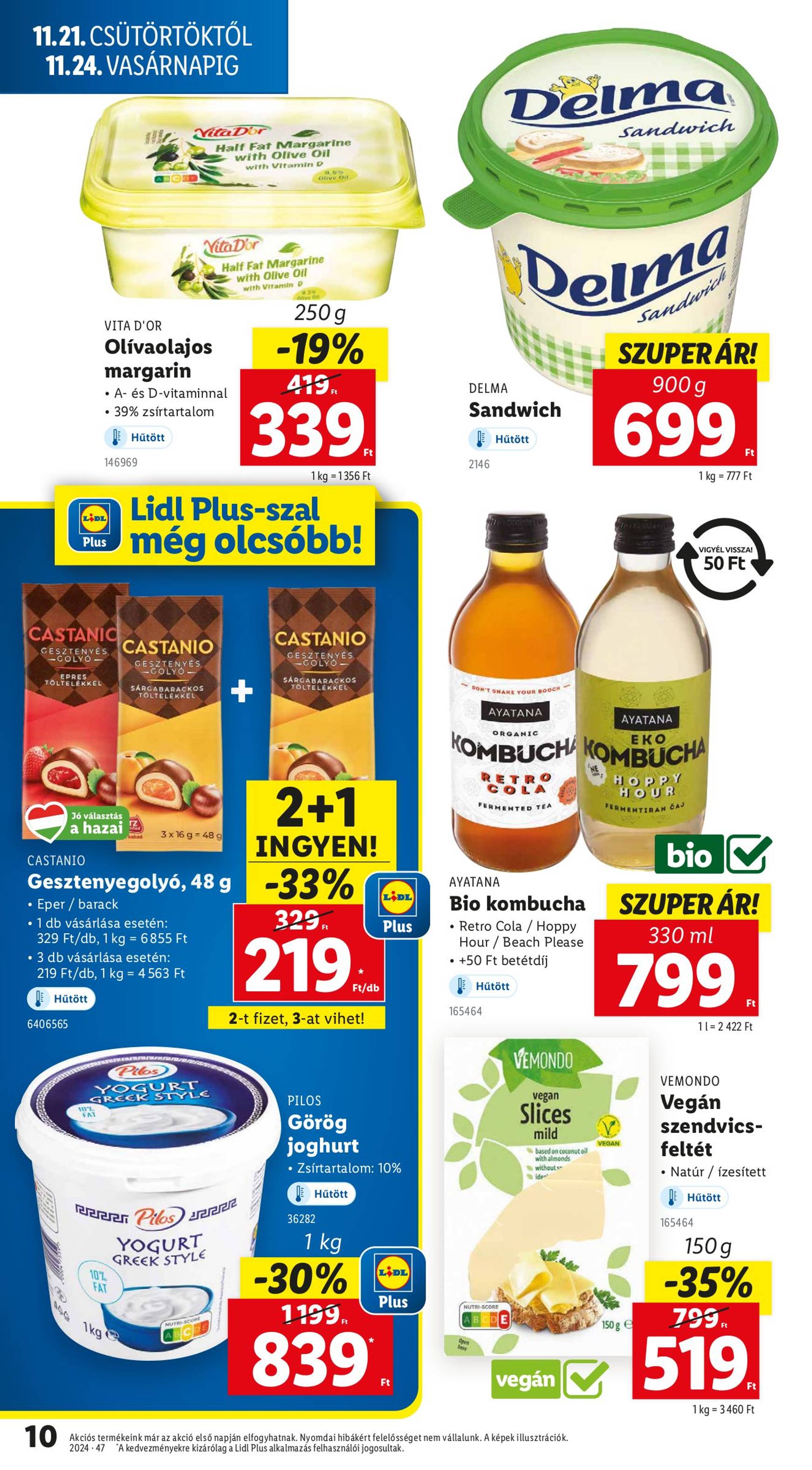 Lidl akciós újság, érvényes 11.21. - 11.27. 10