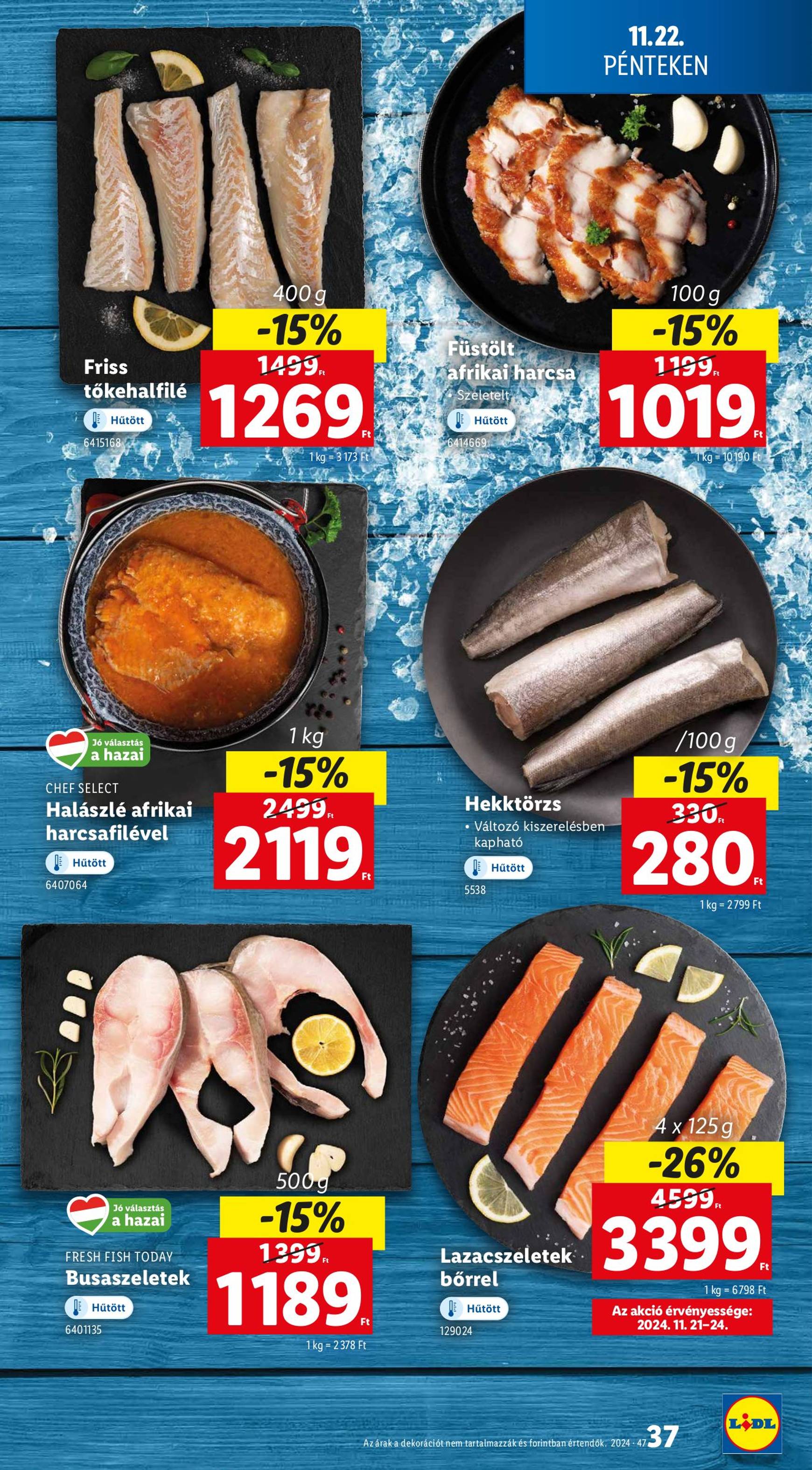 Lidl akciós újság, érvényes 11.21. - 11.27. 37