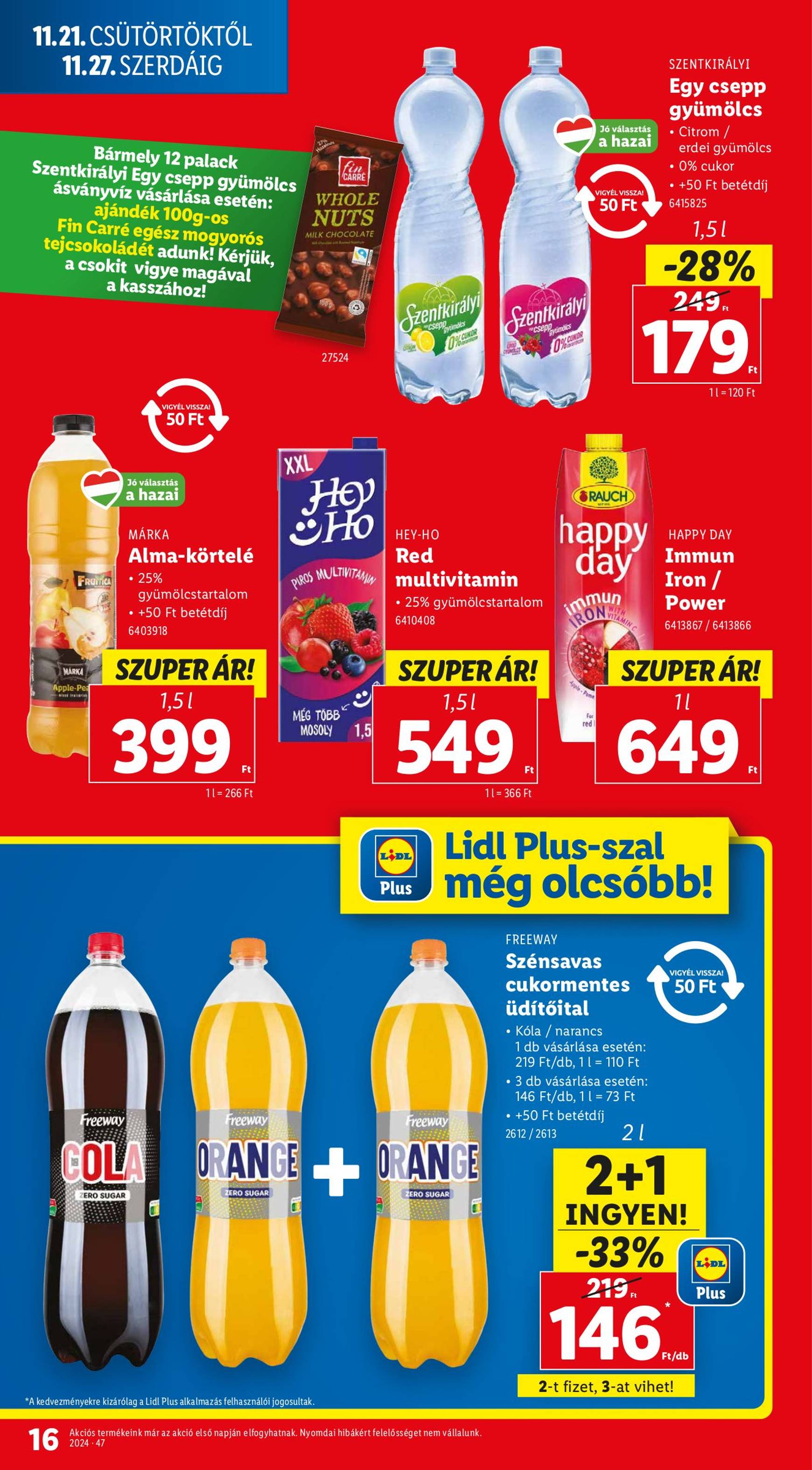 Lidl akciós újság, érvényes 11.21. - 11.27. 16