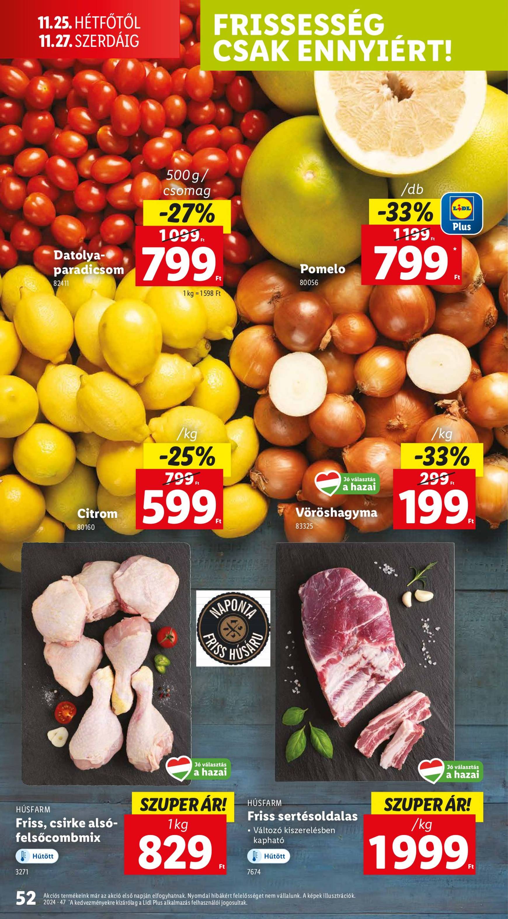 Lidl akciós újság, érvényes 11.21. - 11.27. 52