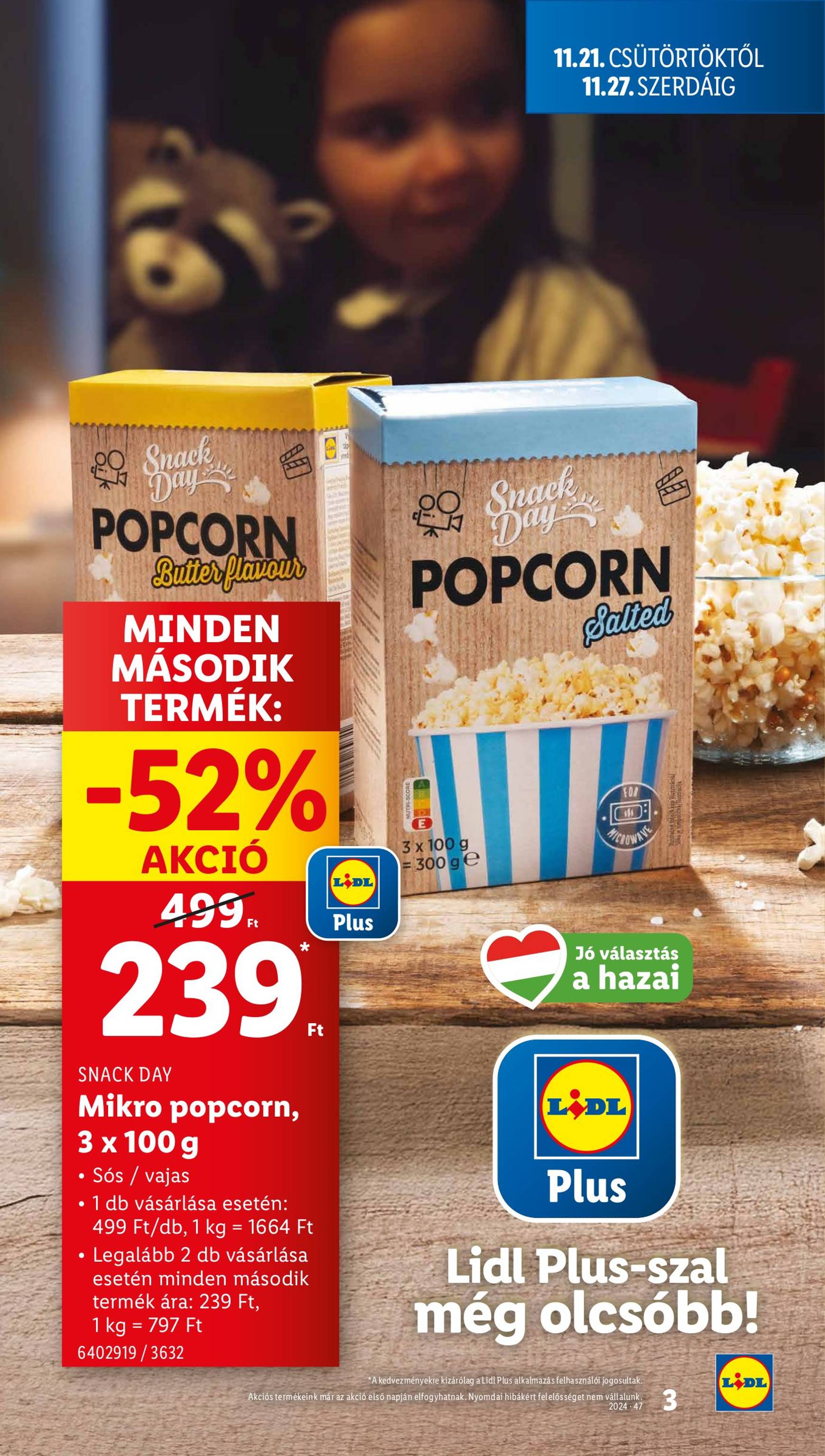 Lidl akciós újság, érvényes 11.21. - 11.27. 3