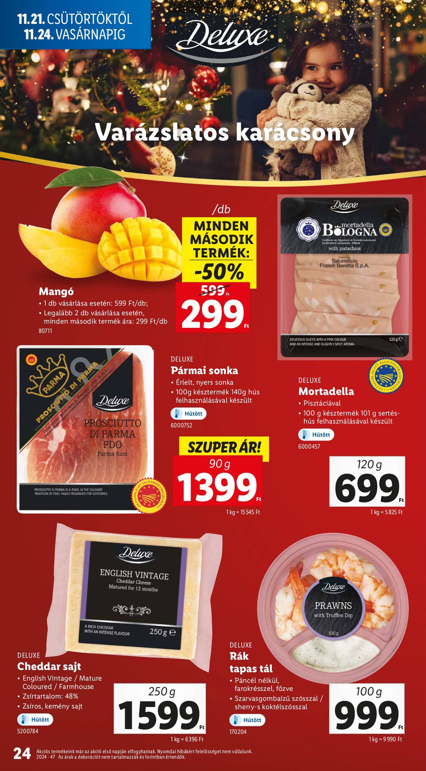 Lidl akciós újság, érvényes 11.21. - 11.27. 24